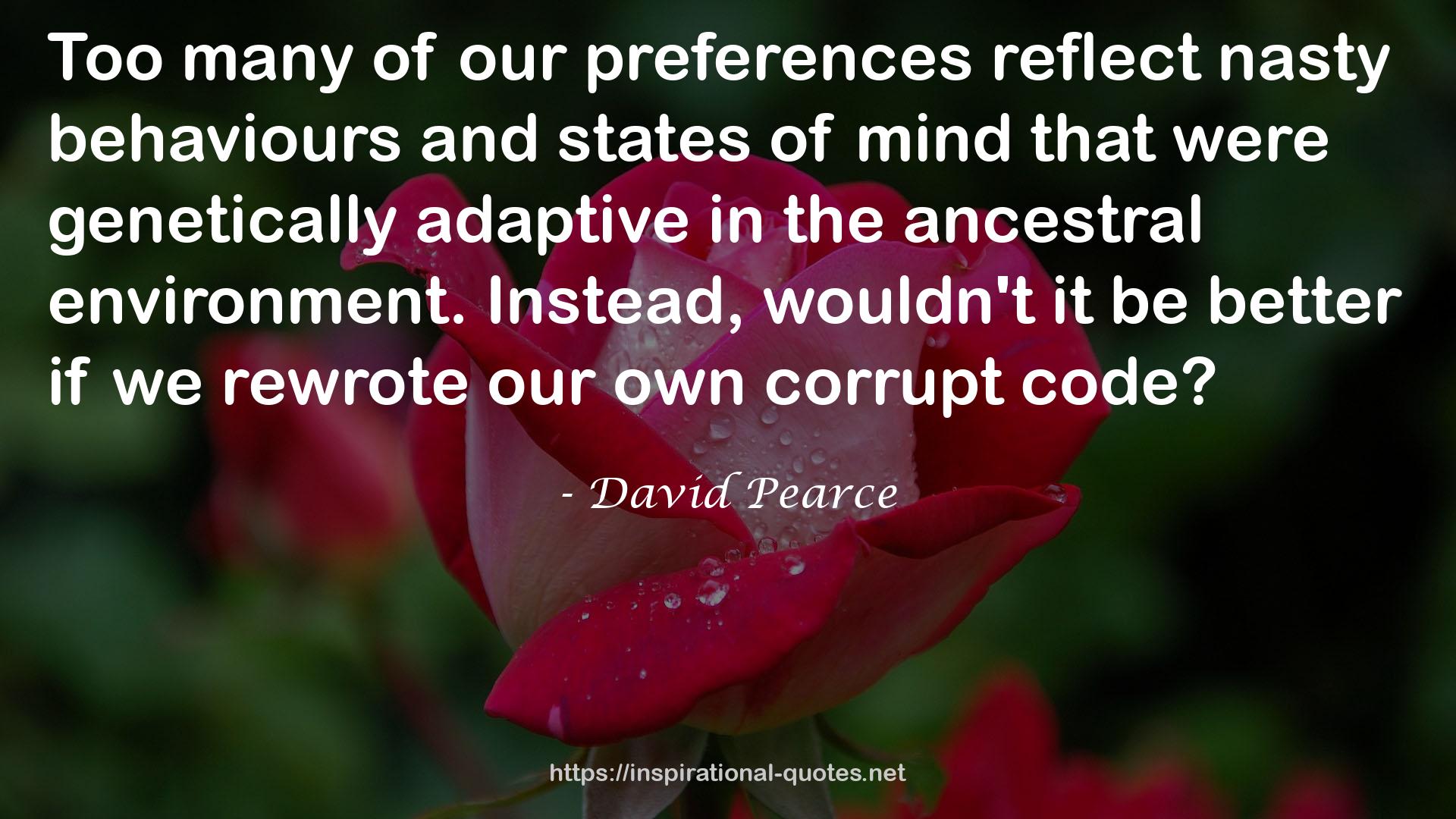 David Pearce QUOTES