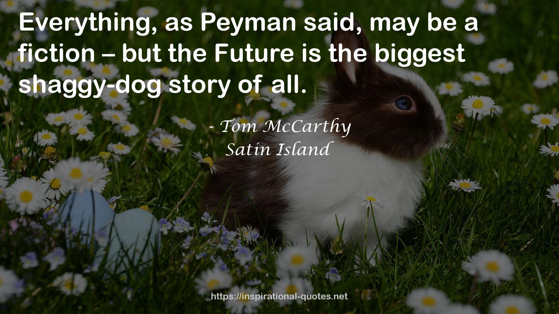 the biggest shaggy-dog story  QUOTES