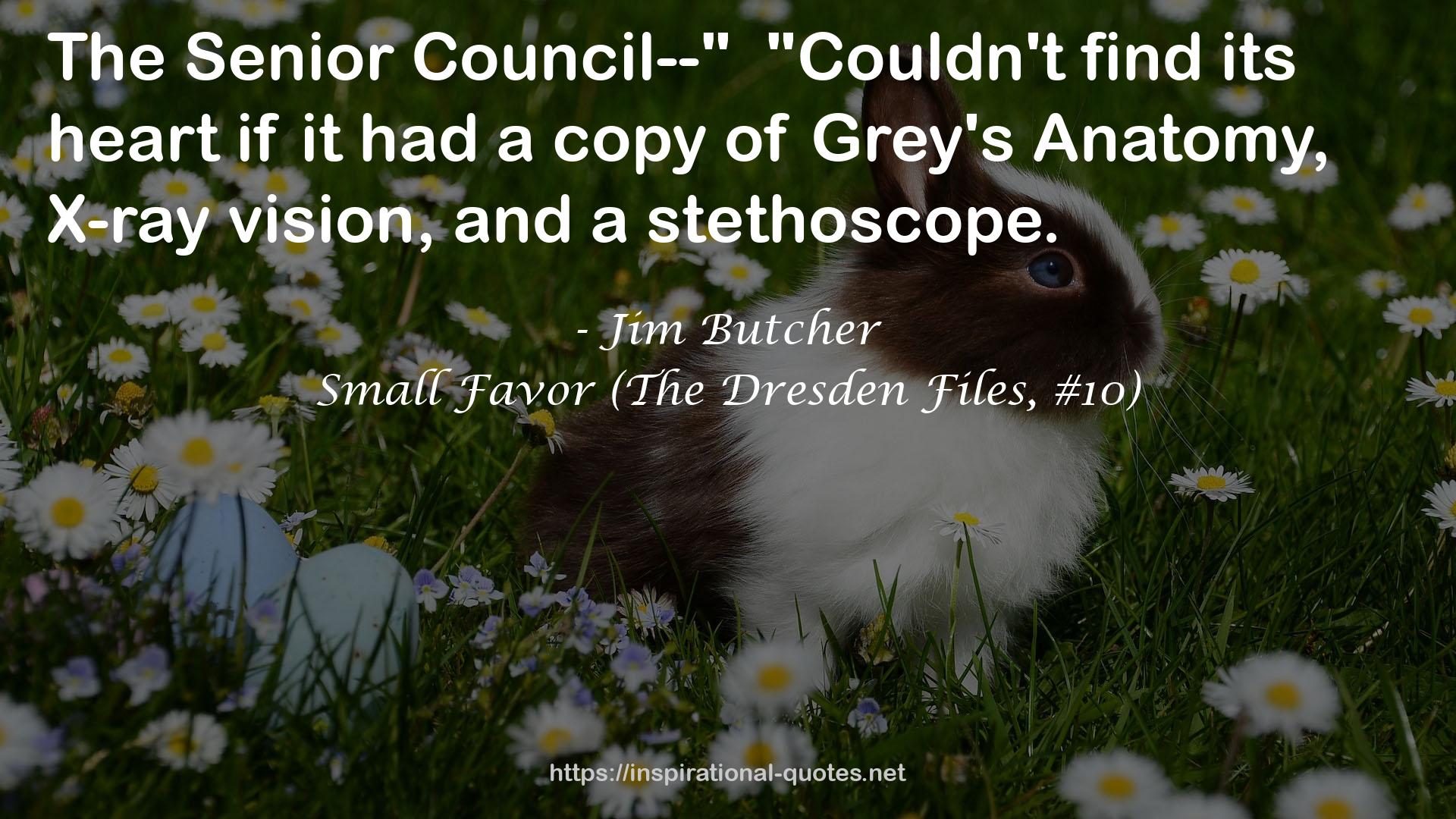 Small Favor (The Dresden Files, #10) QUOTES