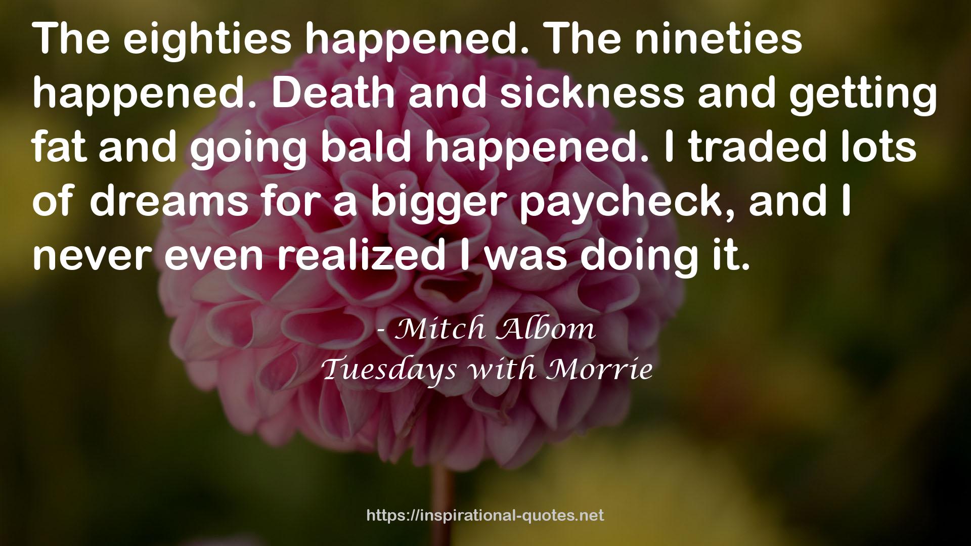 Mitch Albom QUOTES