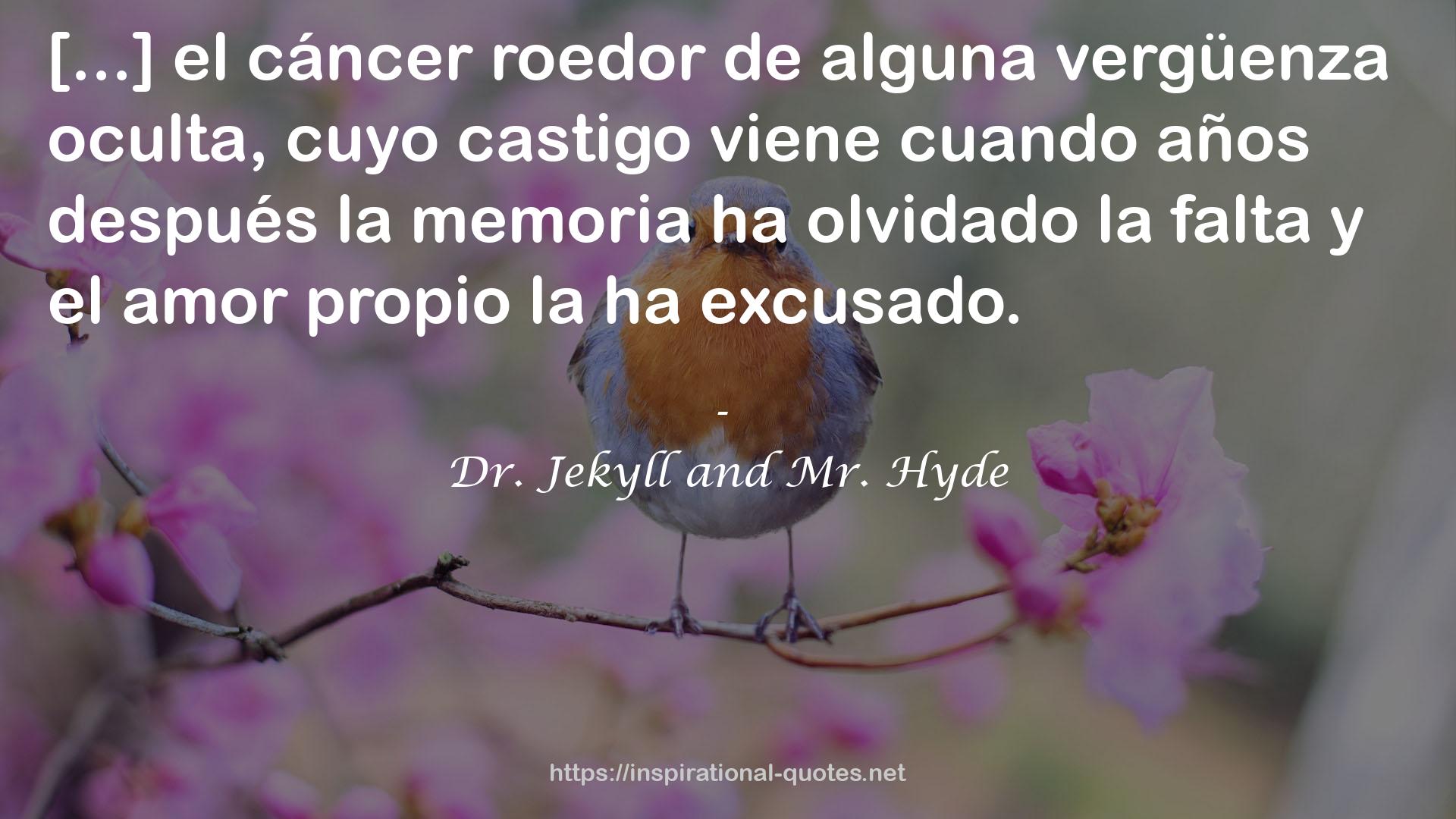 Dr. Jekyll and Mr. Hyde QUOTES