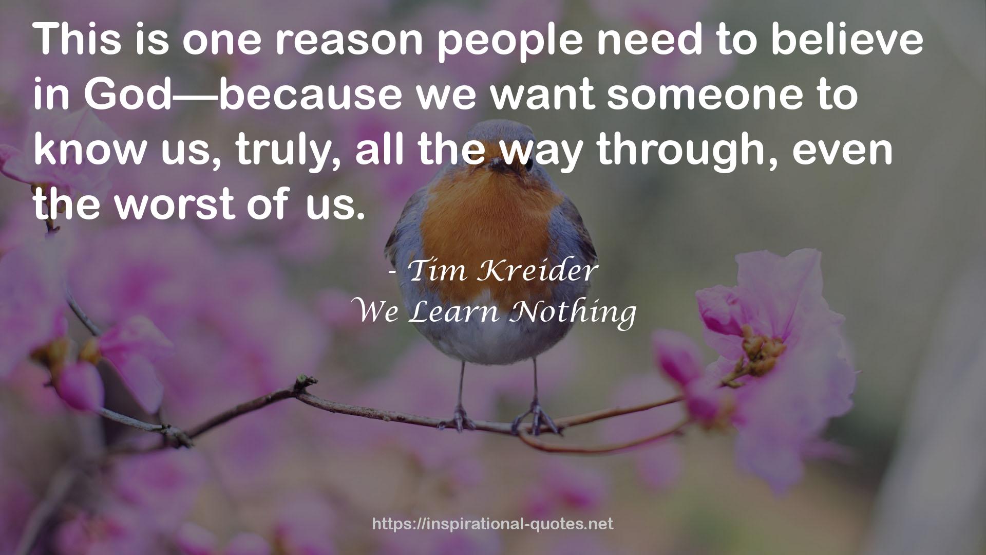 Tim Kreider QUOTES