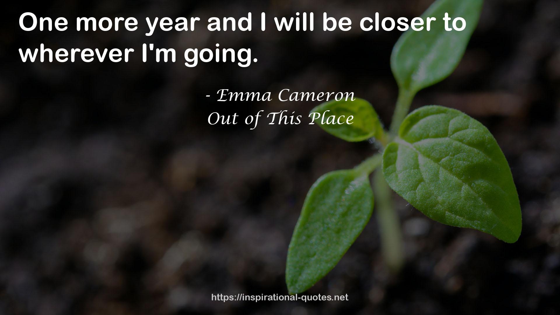 Emma Cameron QUOTES