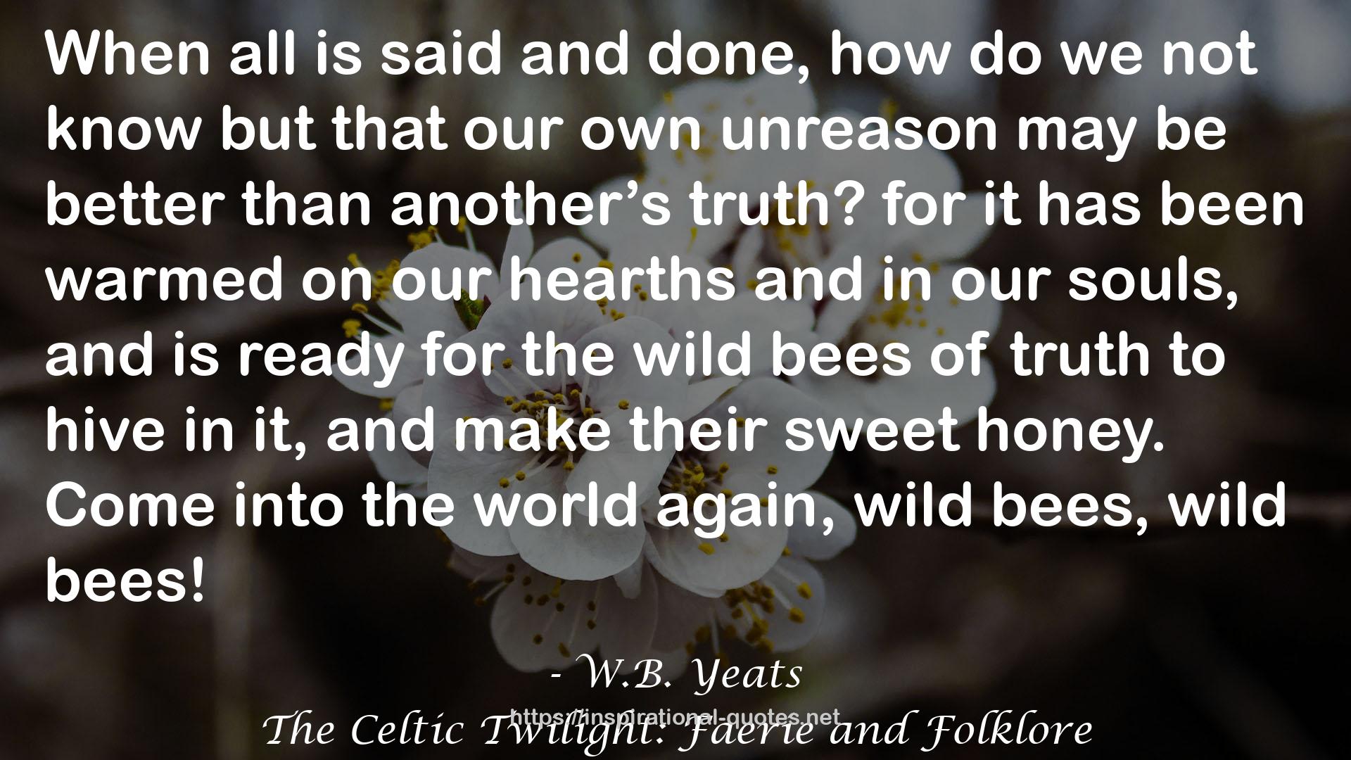 the wild bees  QUOTES