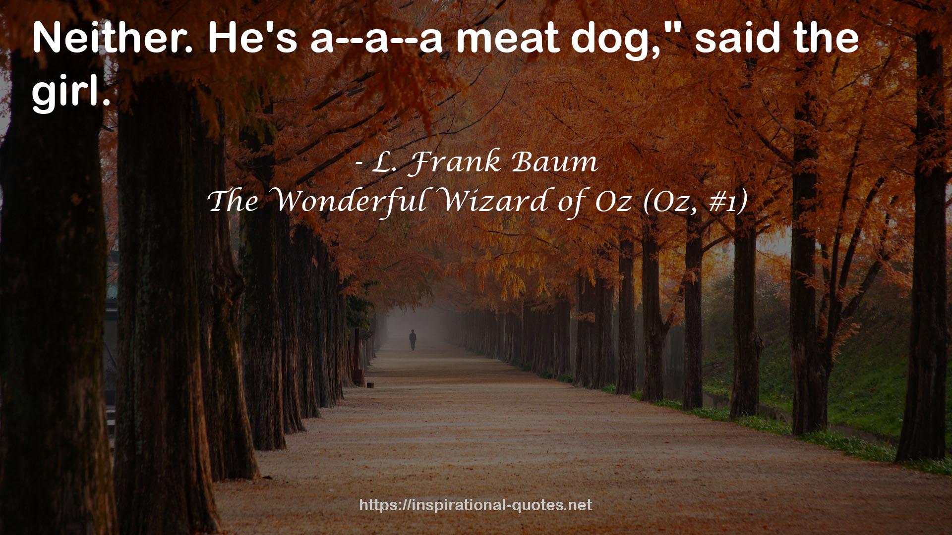 The Wonderful Wizard of Oz (Oz, #1) QUOTES