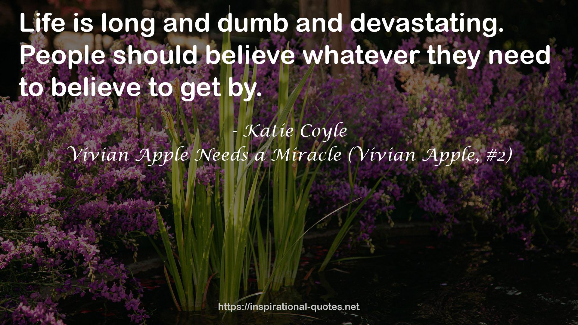 Vivian Apple Needs a Miracle (Vivian Apple, #2) QUOTES