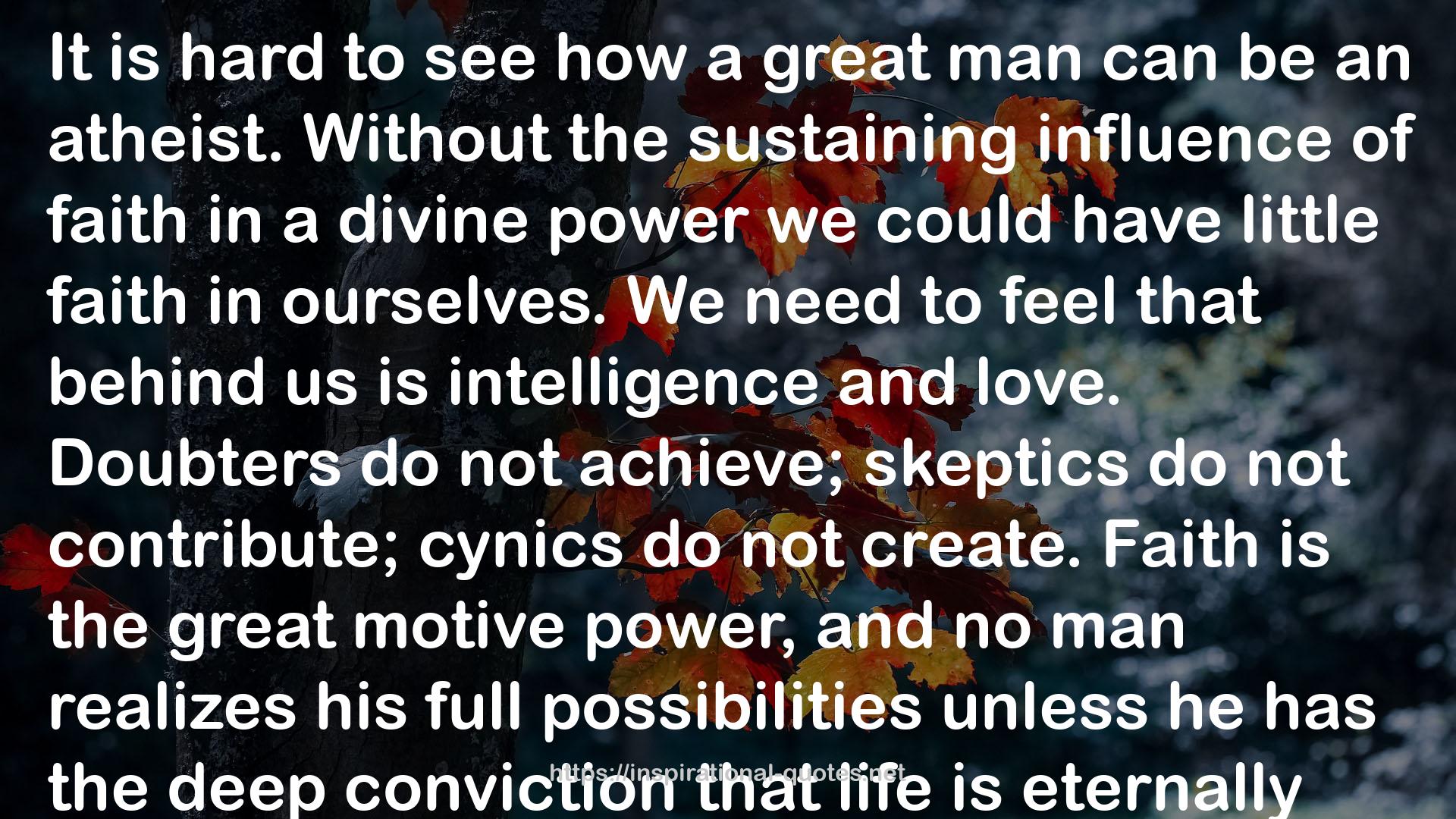 a great man  QUOTES