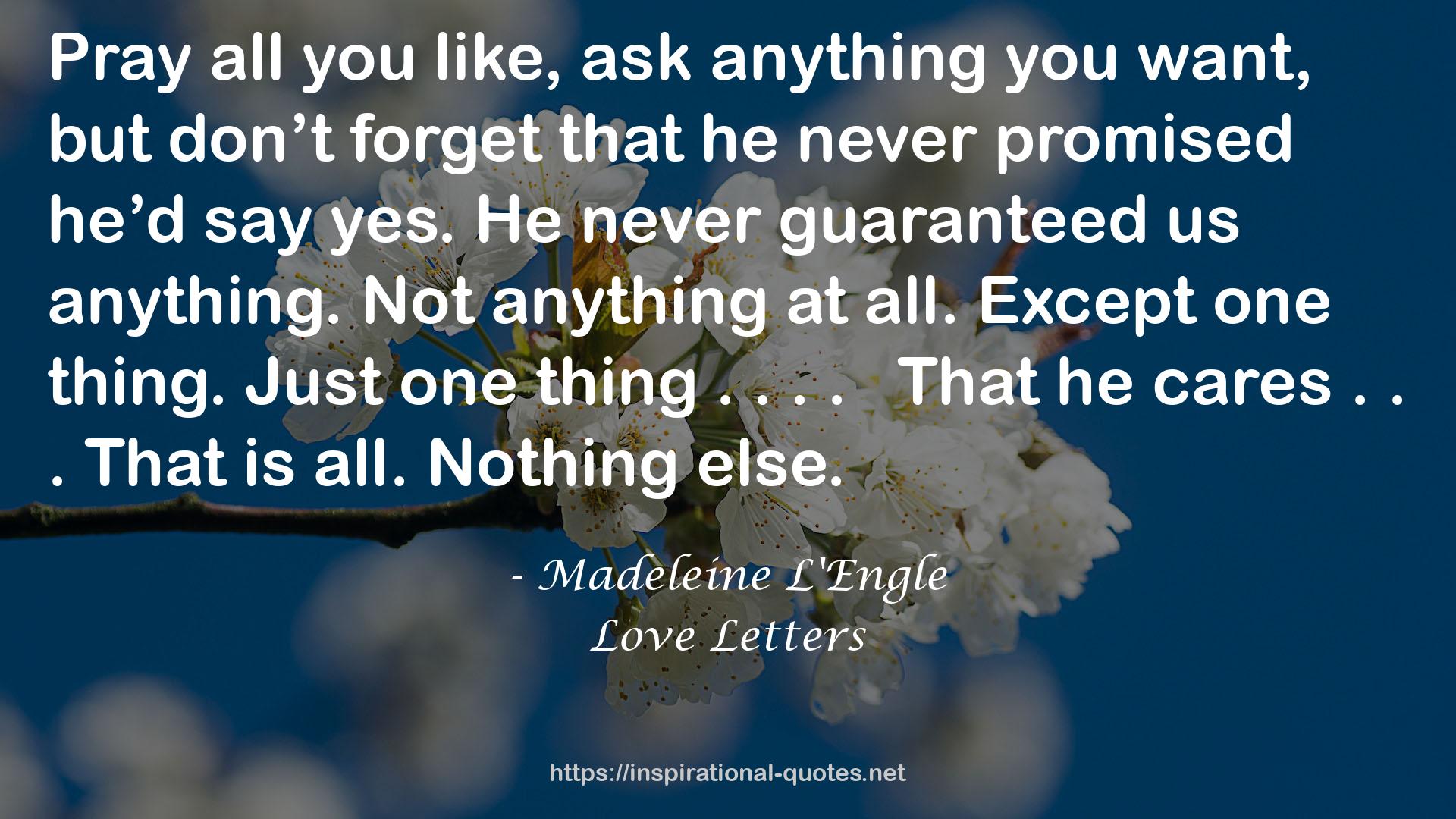 Love Letters QUOTES