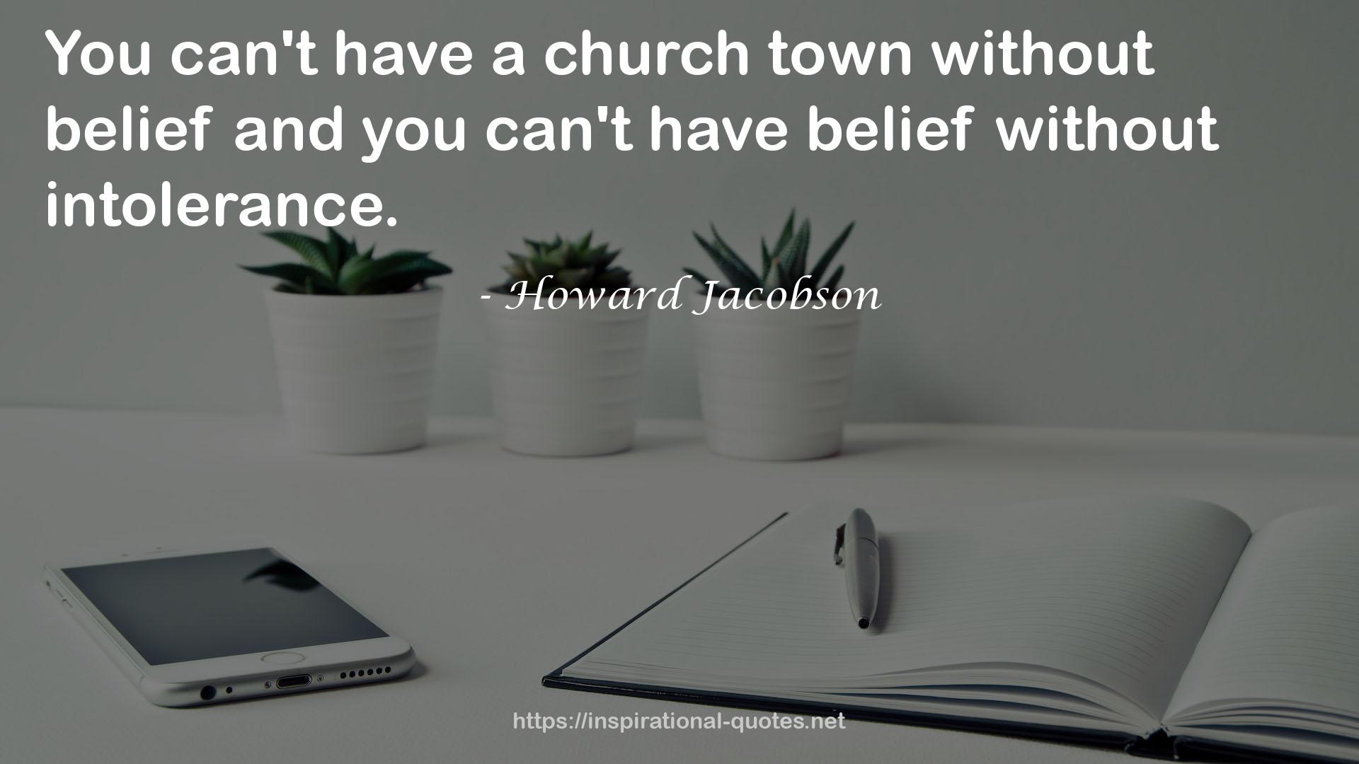 a church town  QUOTES