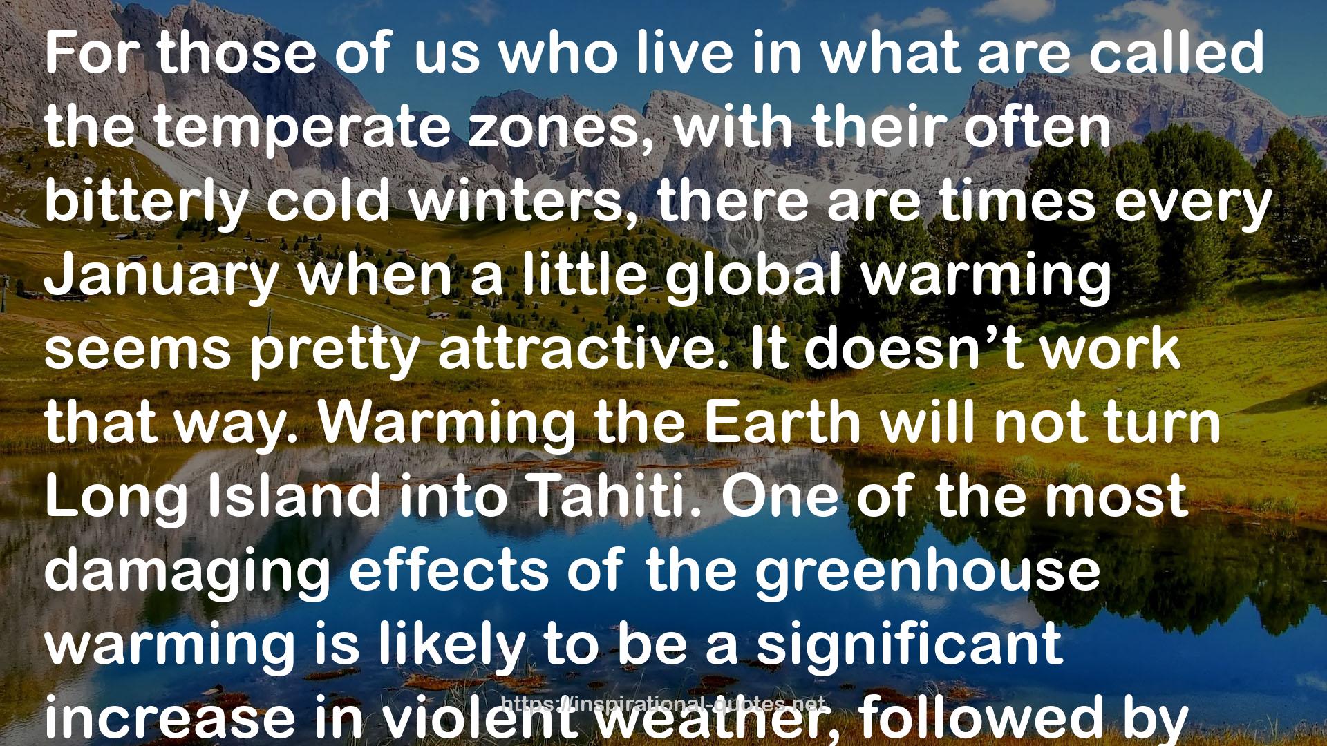 Our Angry Earth: A Ticking Ecological Bomb QUOTES