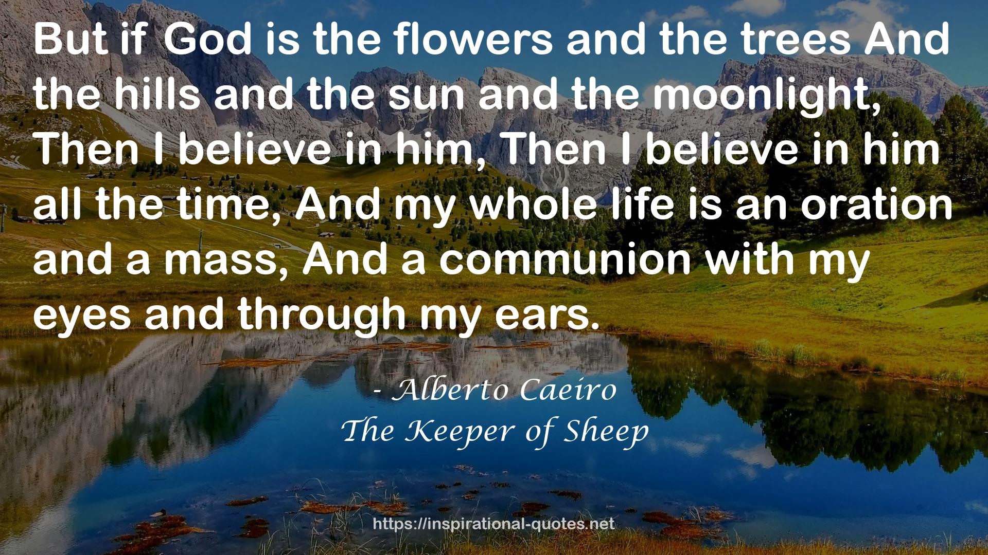 The Keeper of Sheep QUOTES