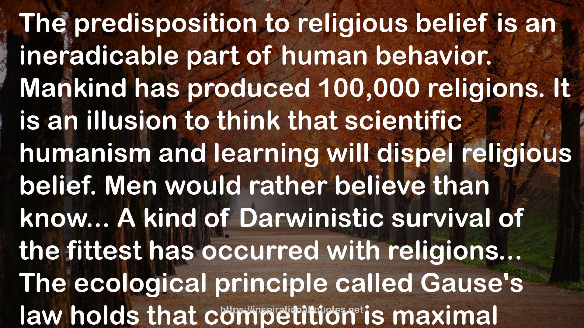 Darwinistic  QUOTES