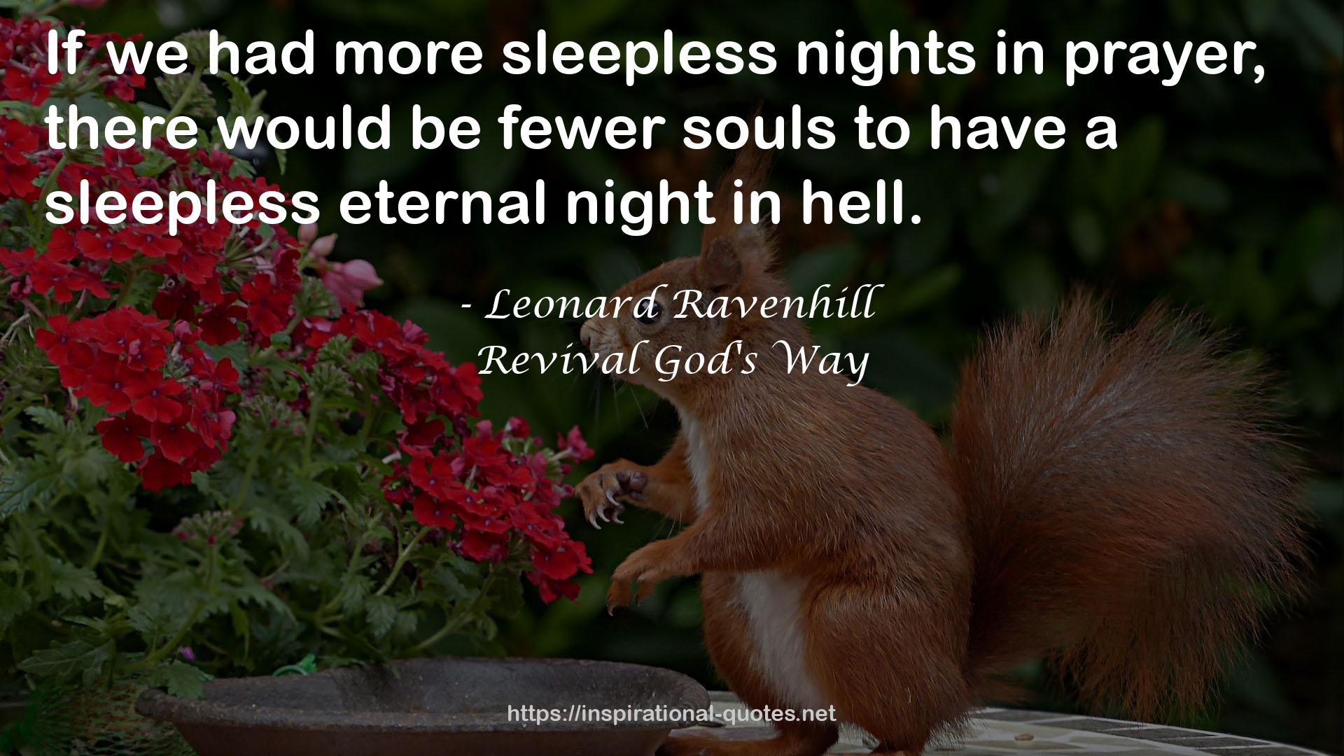 Leonard Ravenhill QUOTES