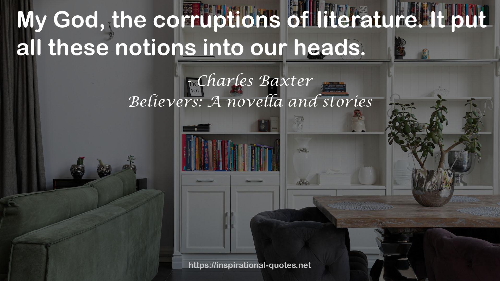 Believers: A novella and stories QUOTES