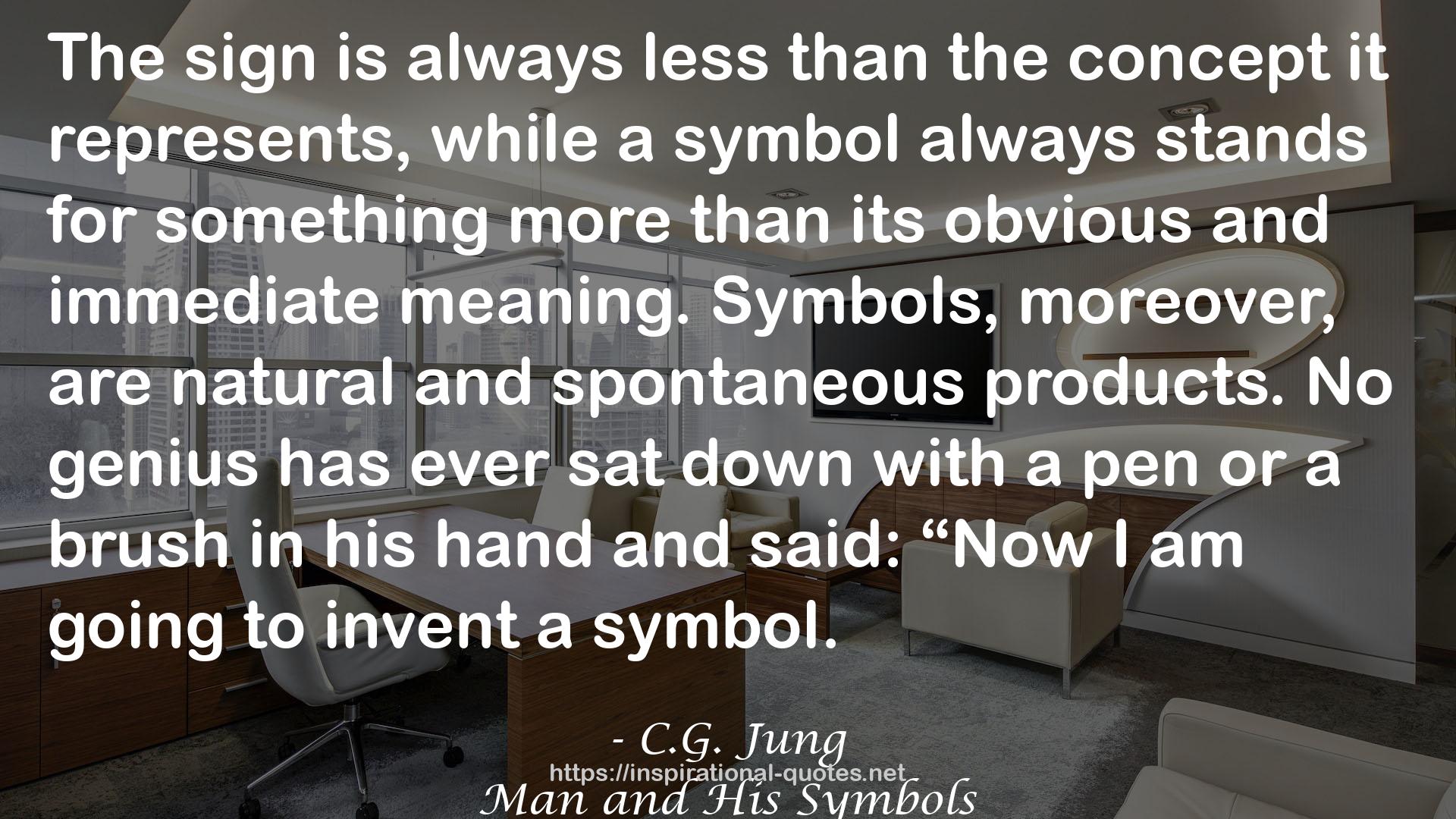 Man and His Symbols QUOTES