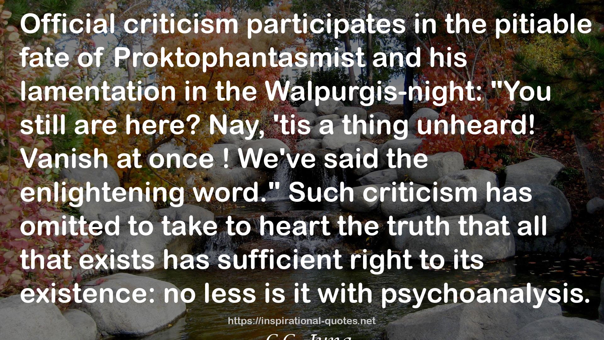 The Theory of Psychoanalysis QUOTES