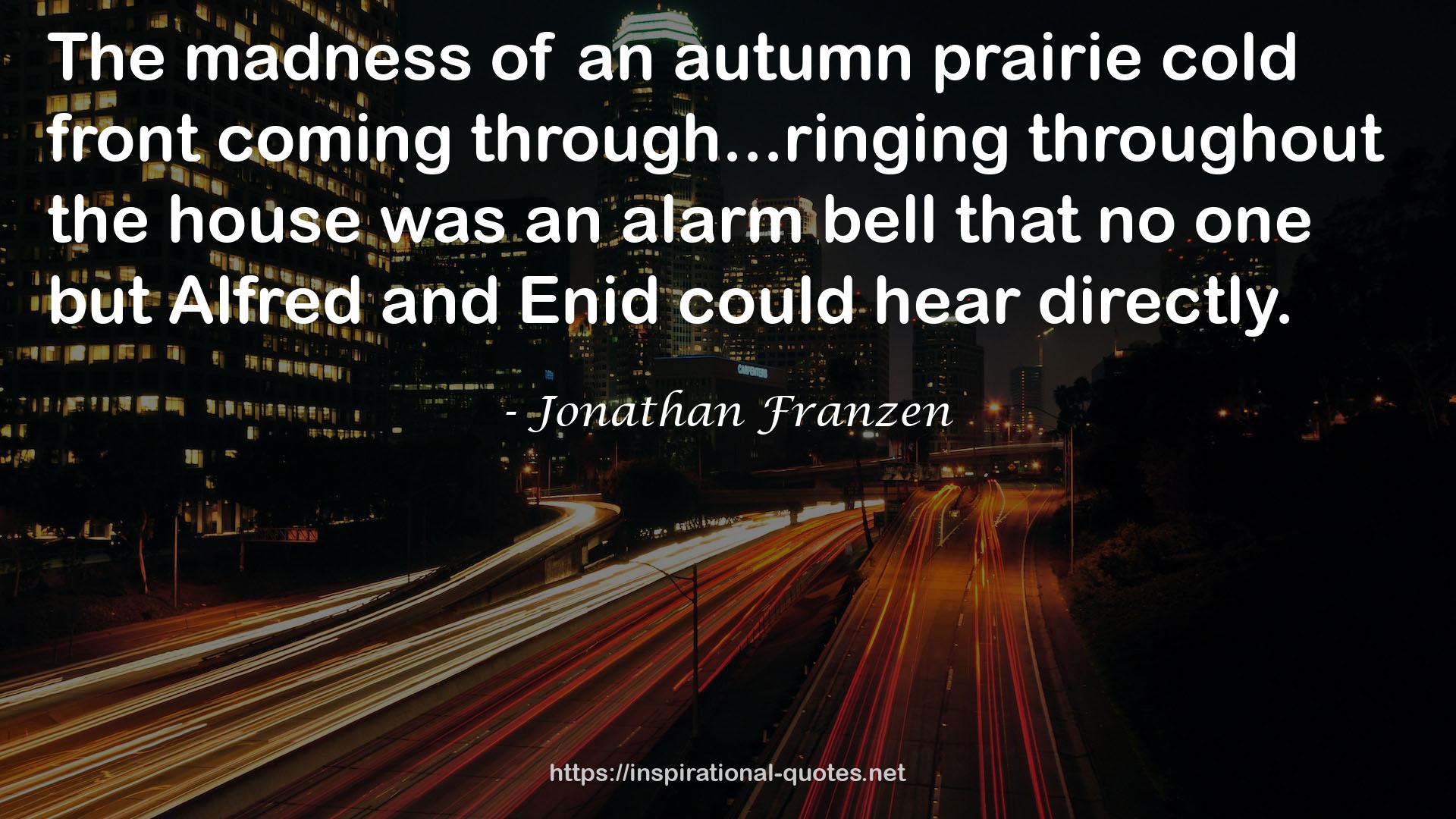 an autumn prairie cold front  QUOTES