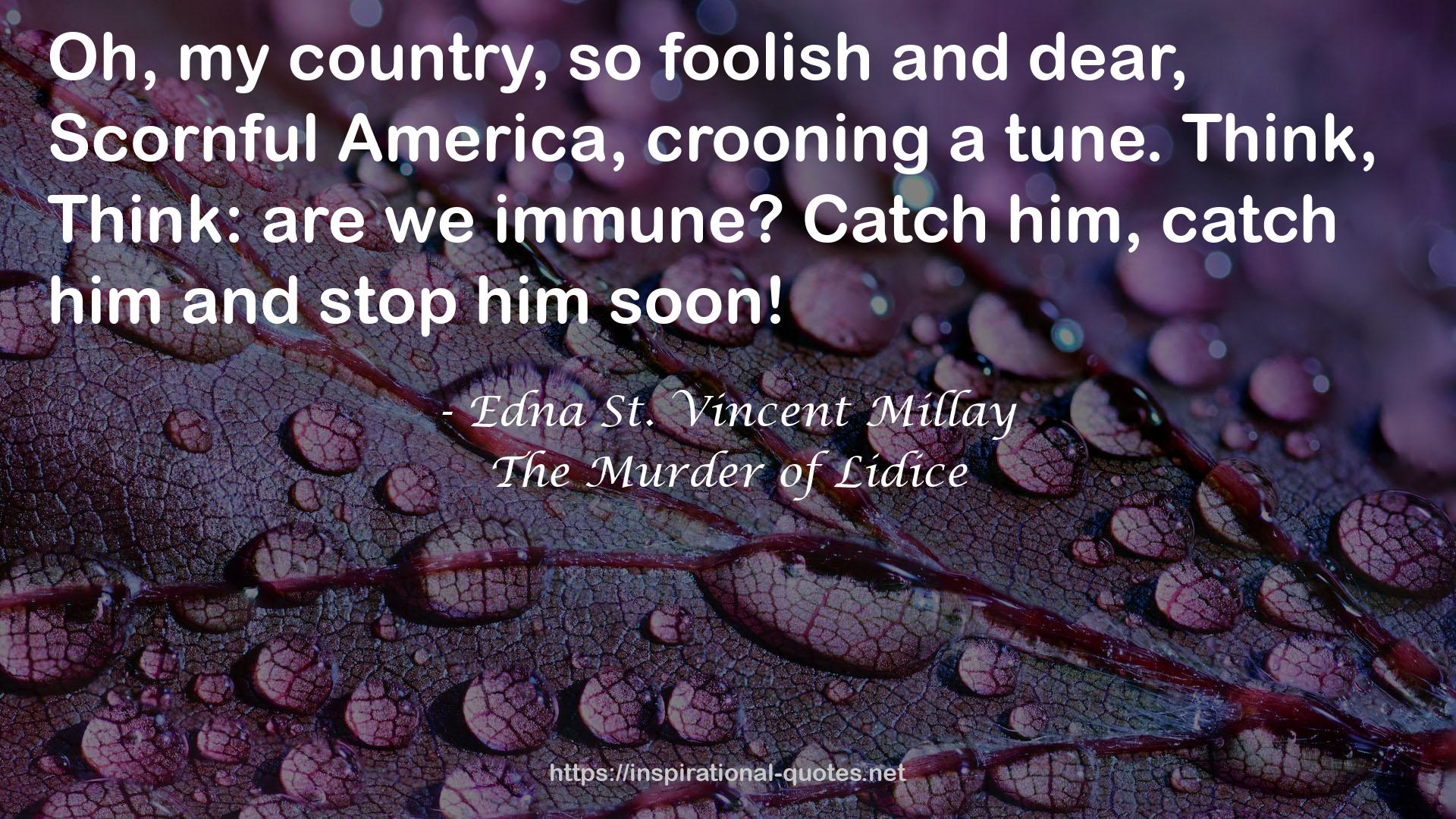 The Murder of Lidice QUOTES