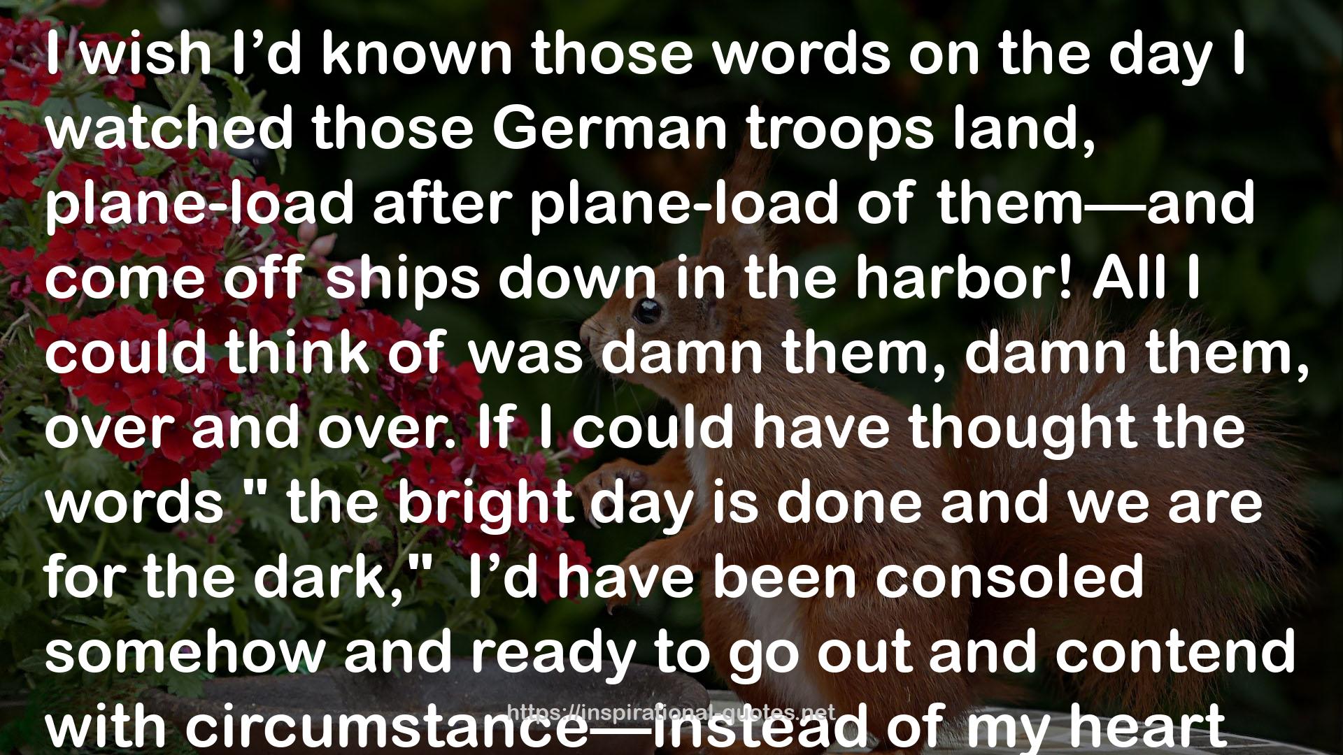 those German troops  QUOTES