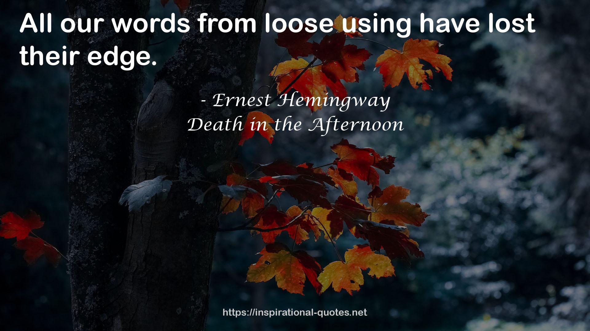 loose using  QUOTES