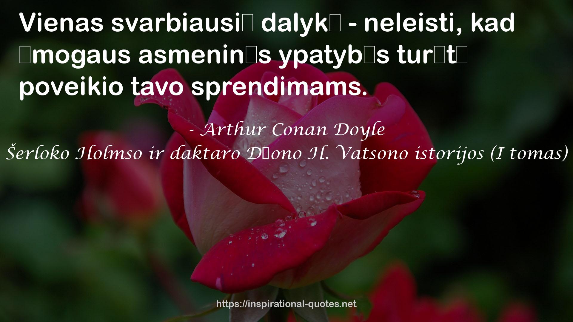 Šerloko Holmso ir daktaro Džono H. Vatsono istorijos (I tomas) QUOTES