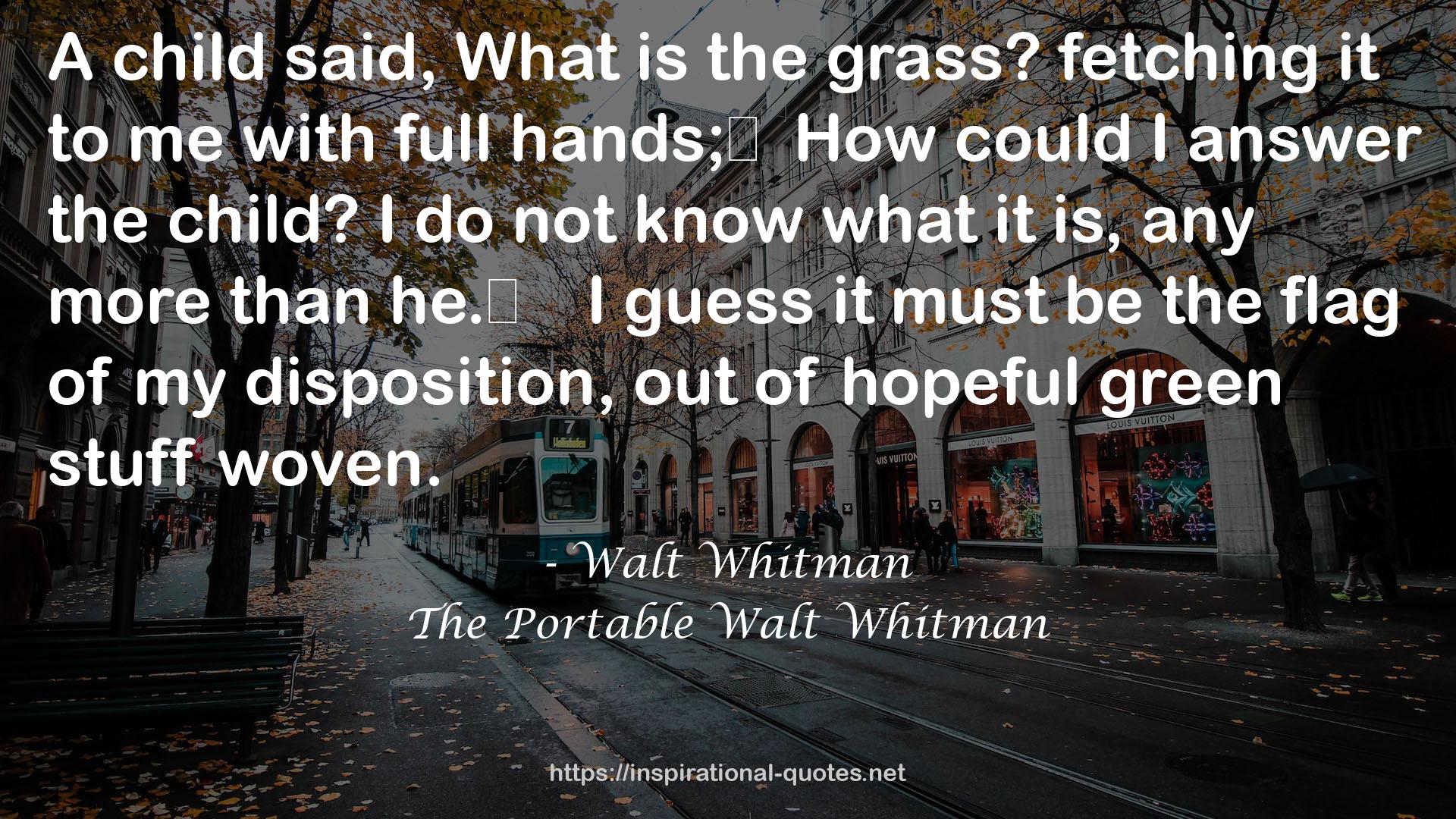 The Portable Walt Whitman QUOTES