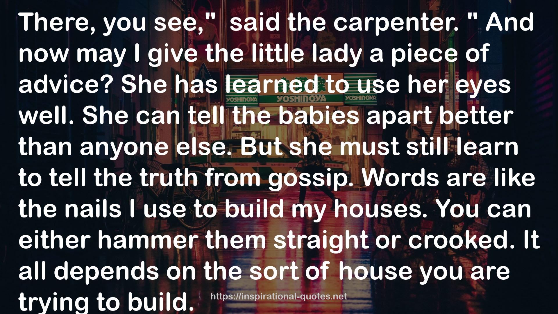 the little lady  QUOTES