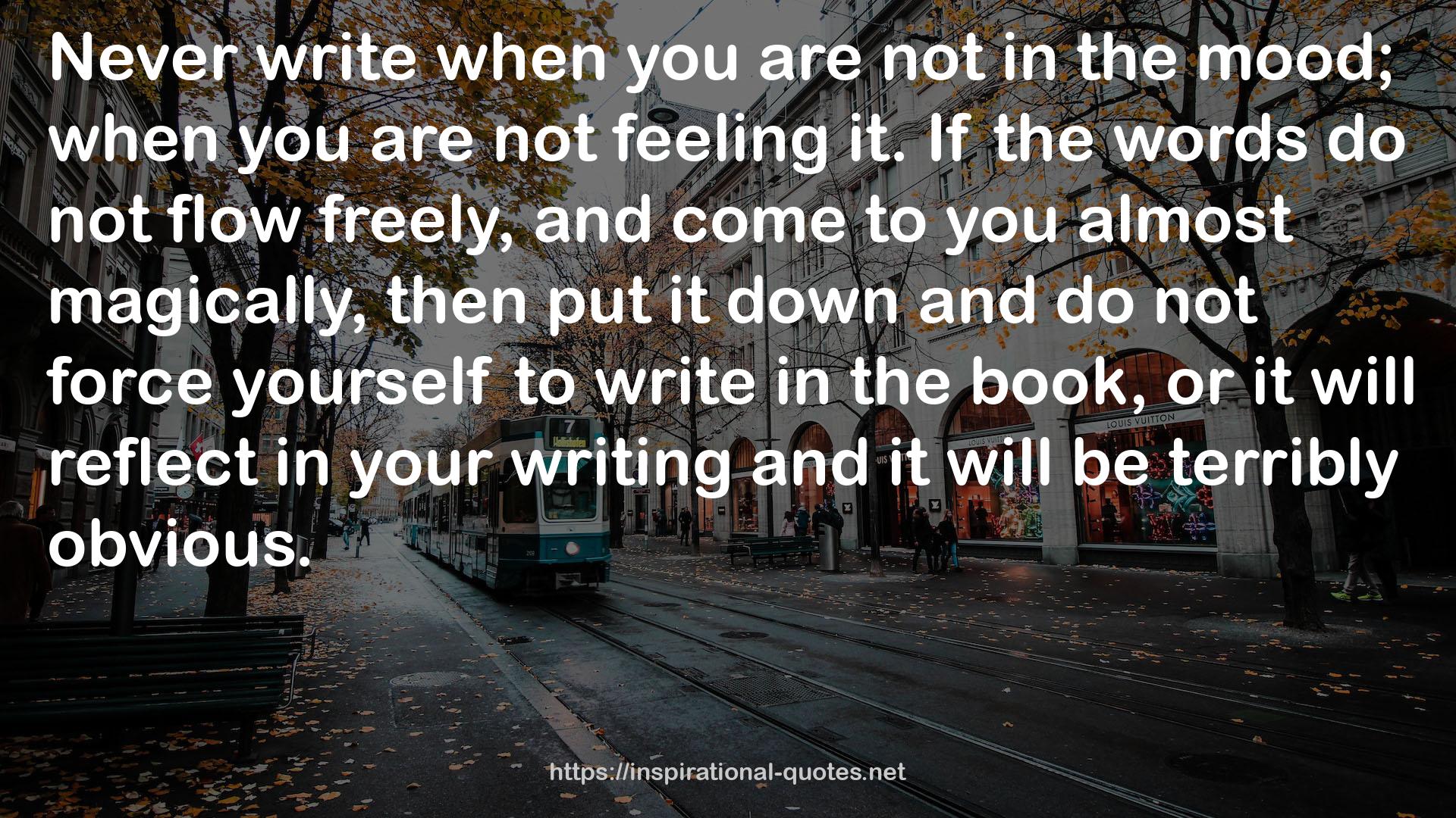 your writing  QUOTES