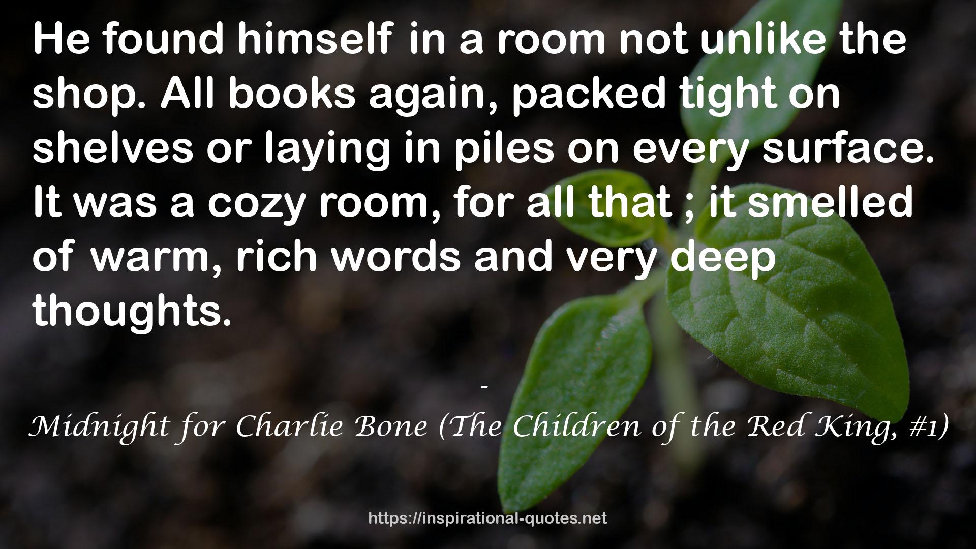 Midnight for Charlie Bone (The Children of the Red King, #1) QUOTES
