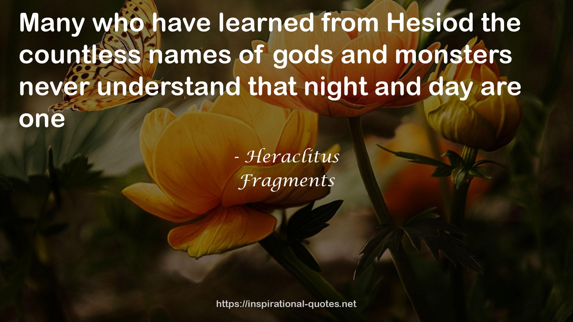 Hesiod  QUOTES