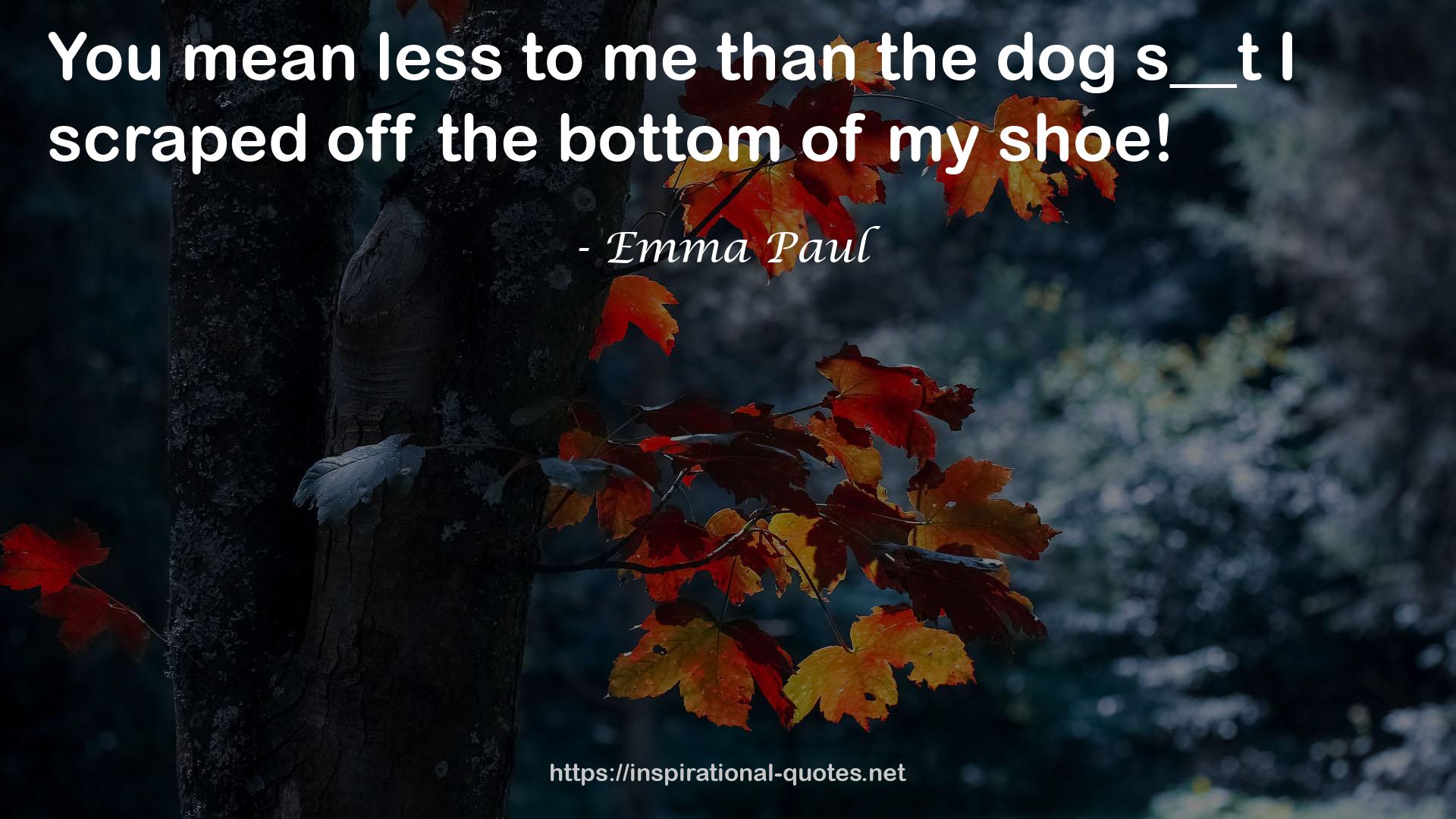 Emma Paul QUOTES