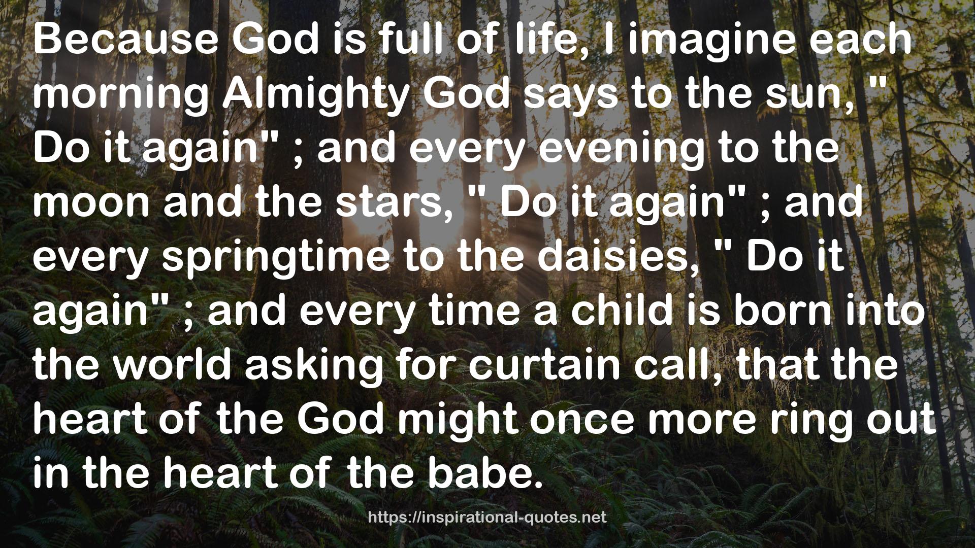 Almighty God  QUOTES