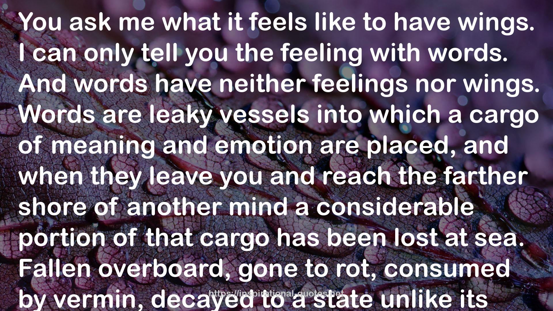 leaky vessels  QUOTES