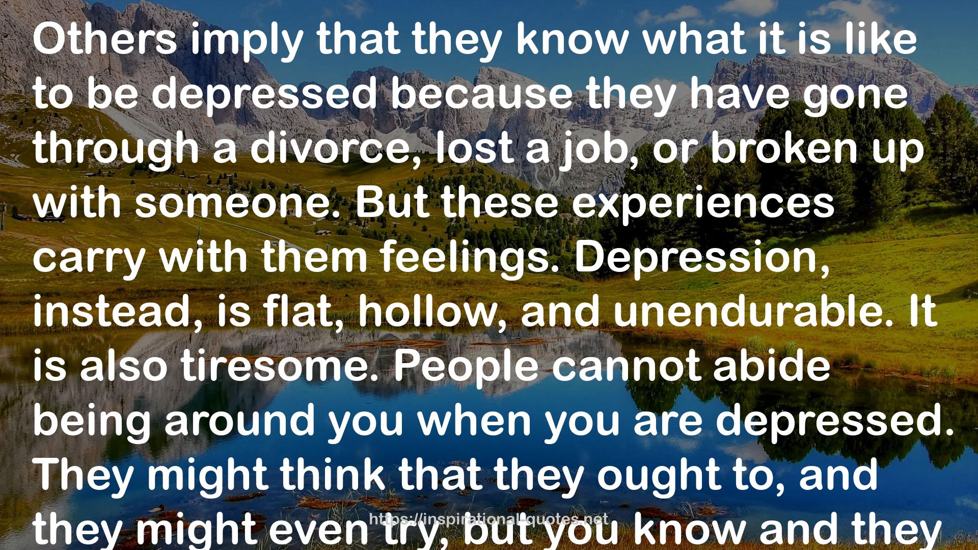 depressed  QUOTES