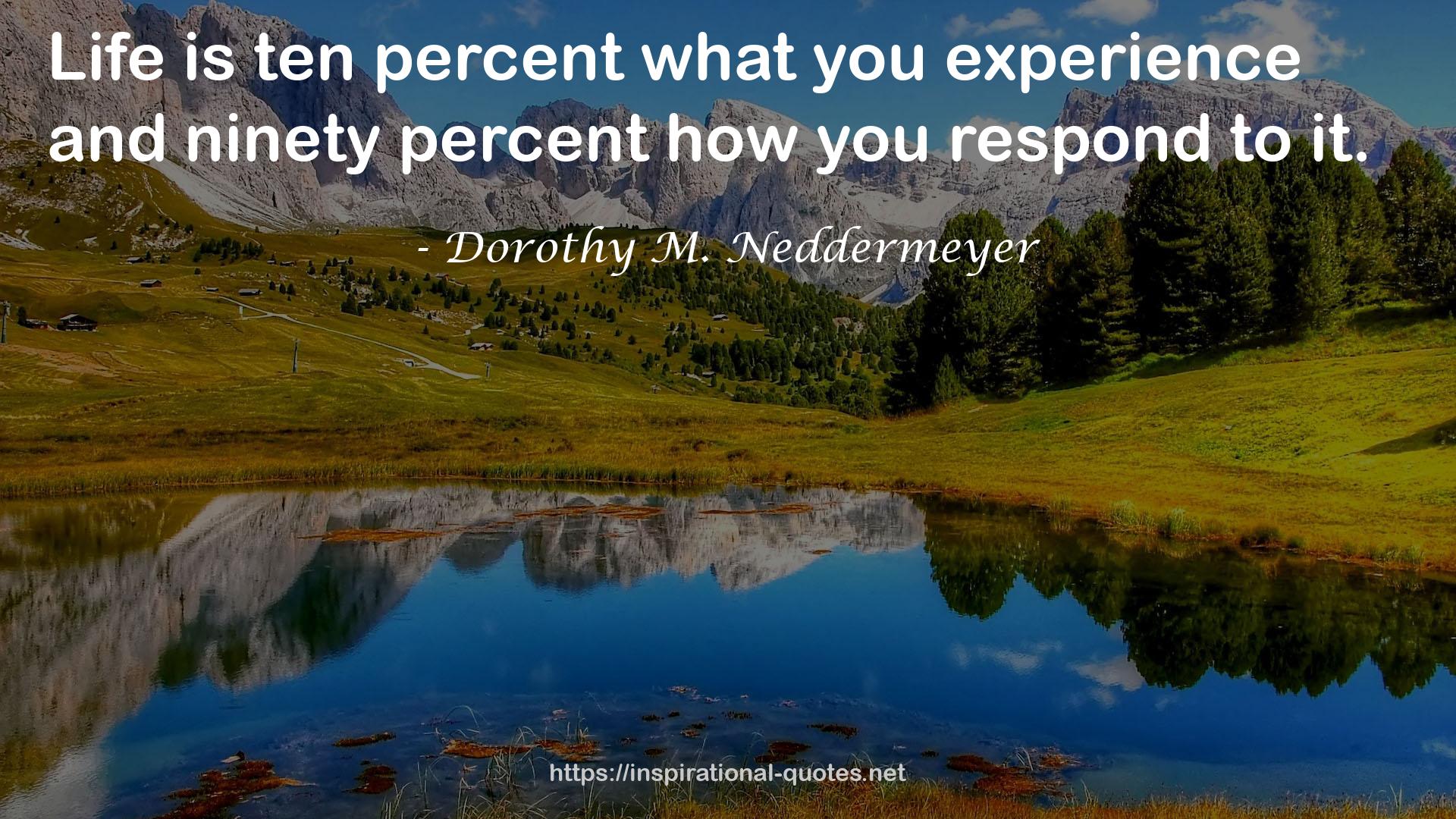 Dorothy M. Neddermeyer QUOTES