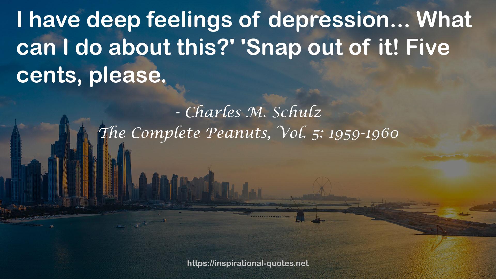 The Complete Peanuts, Vol. 5: 1959-1960 QUOTES