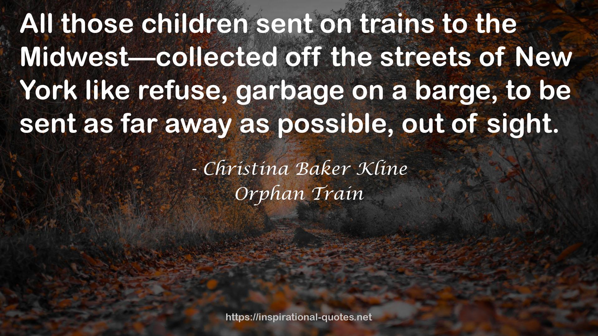 Orphan Train QUOTES