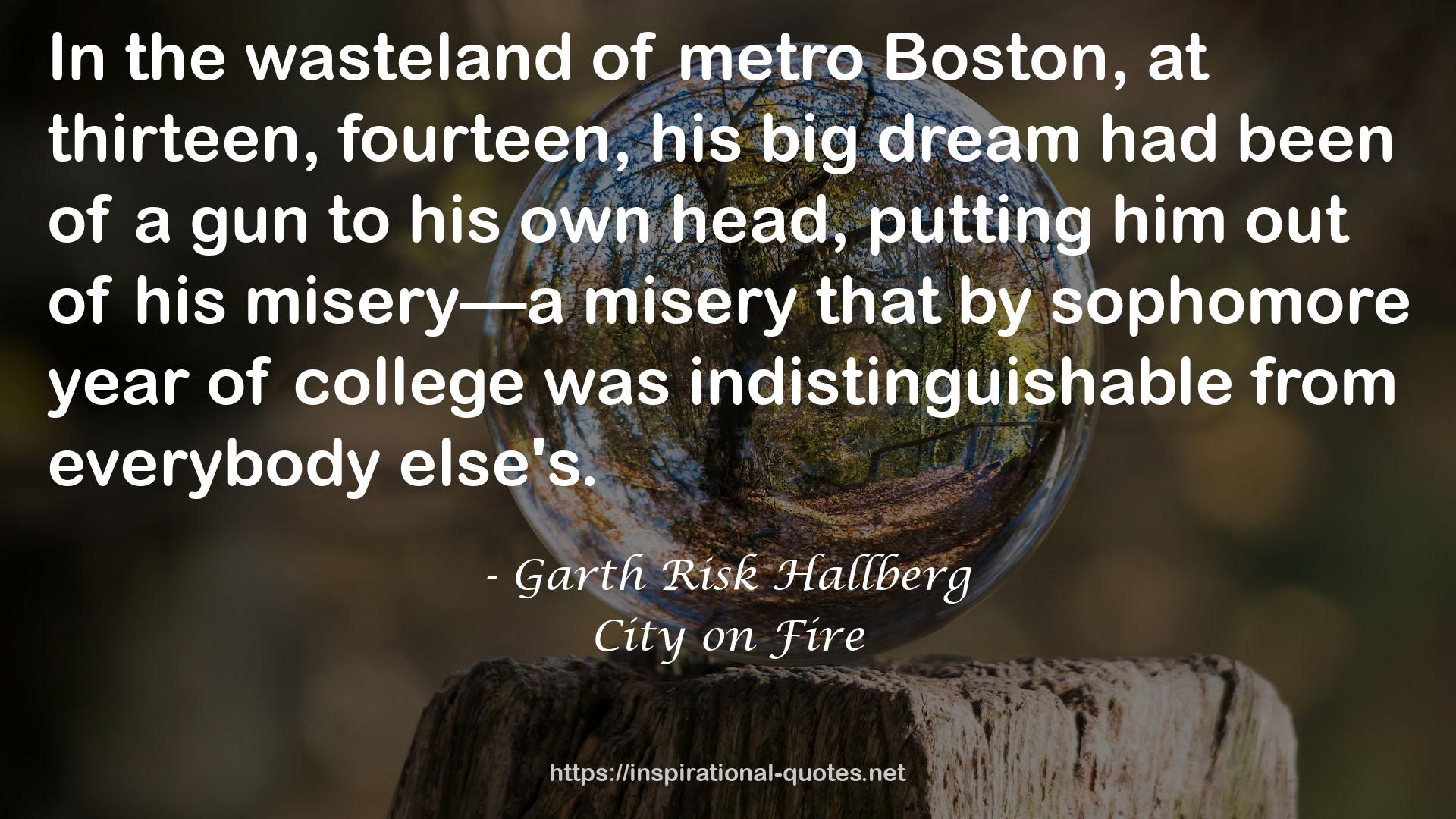 City on Fire QUOTES