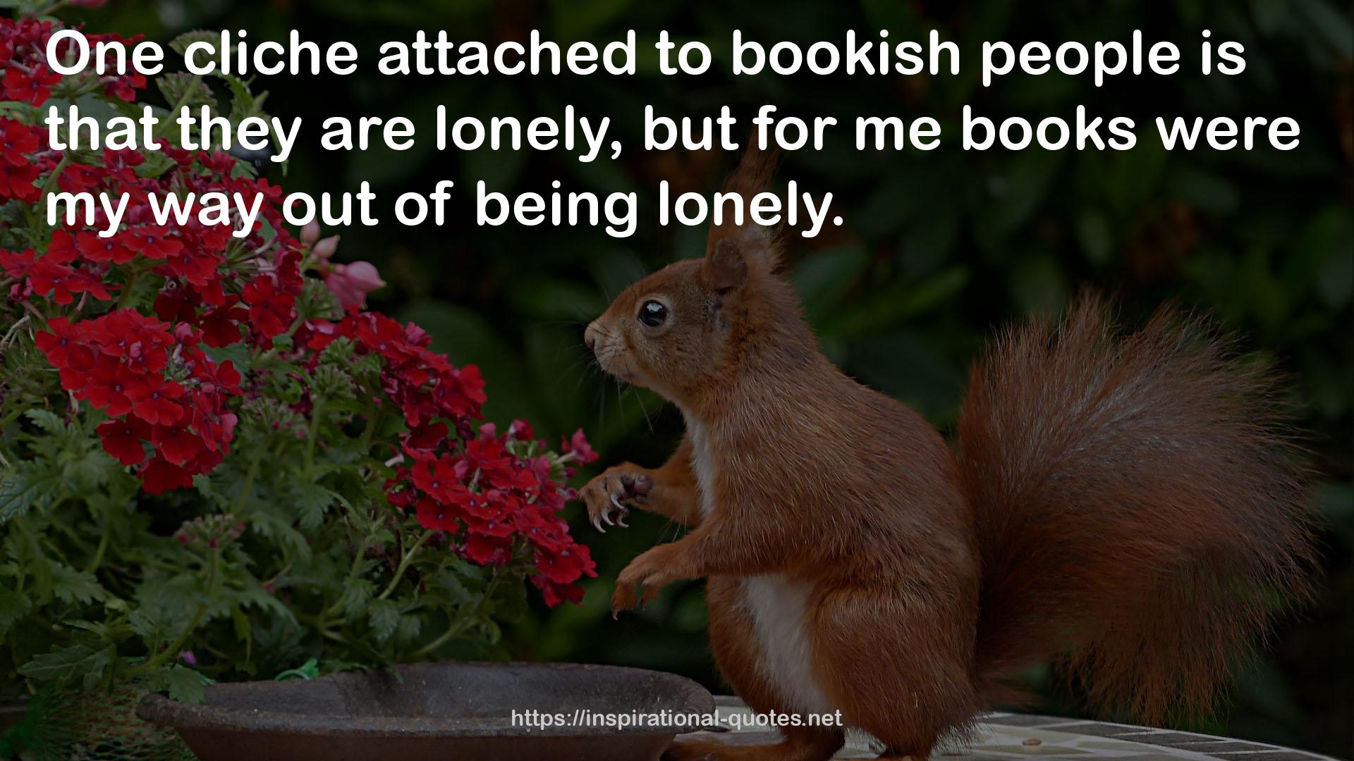 Bookish people  QUOTES