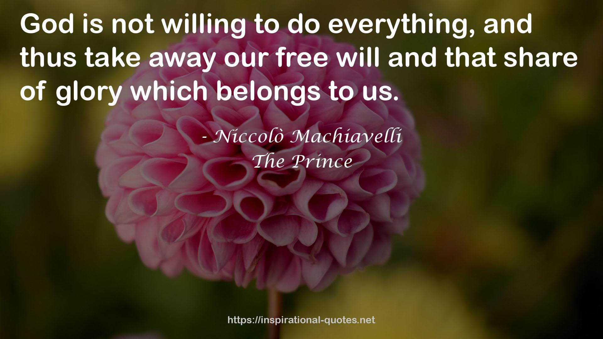 our free will  QUOTES