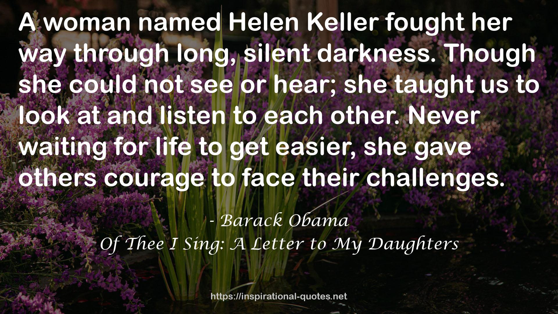 Of Thee I Sing: A Letter to My Daughters QUOTES