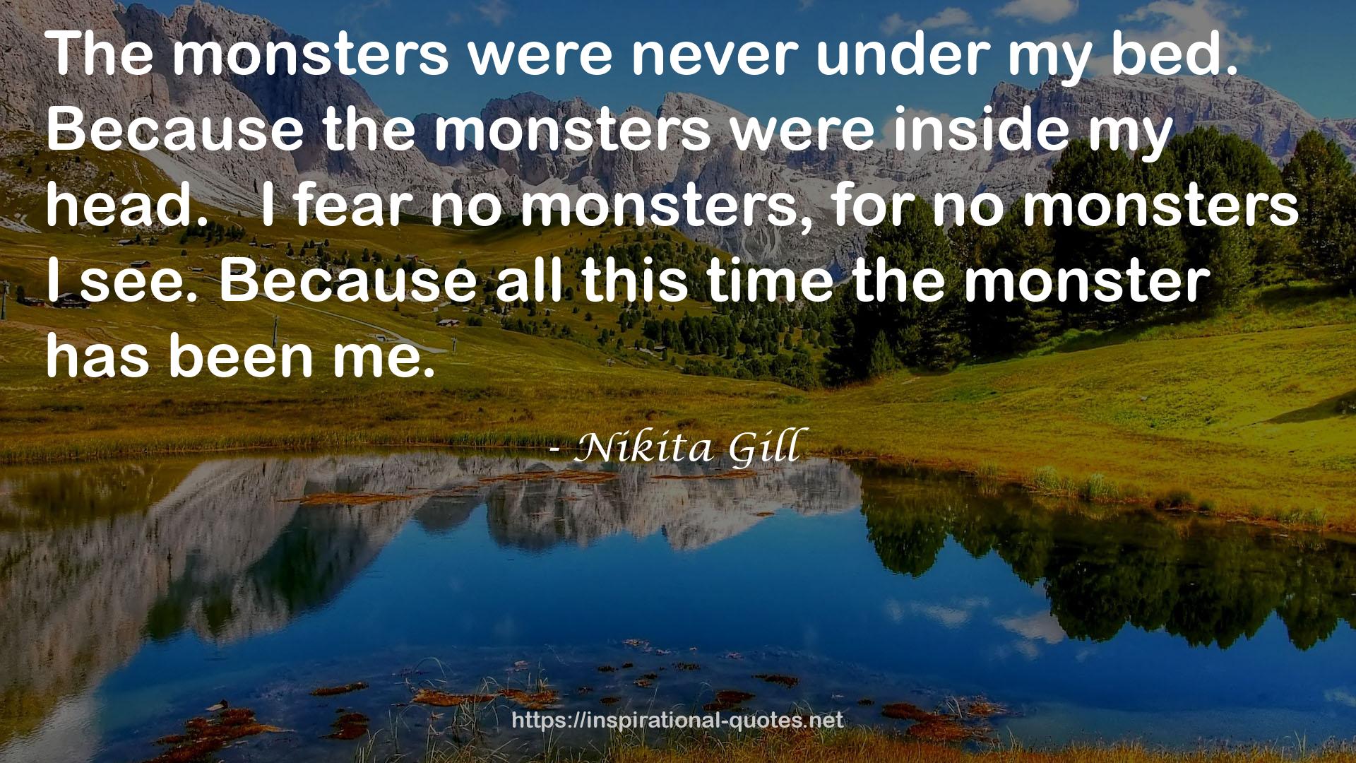 the monsterswere  QUOTES