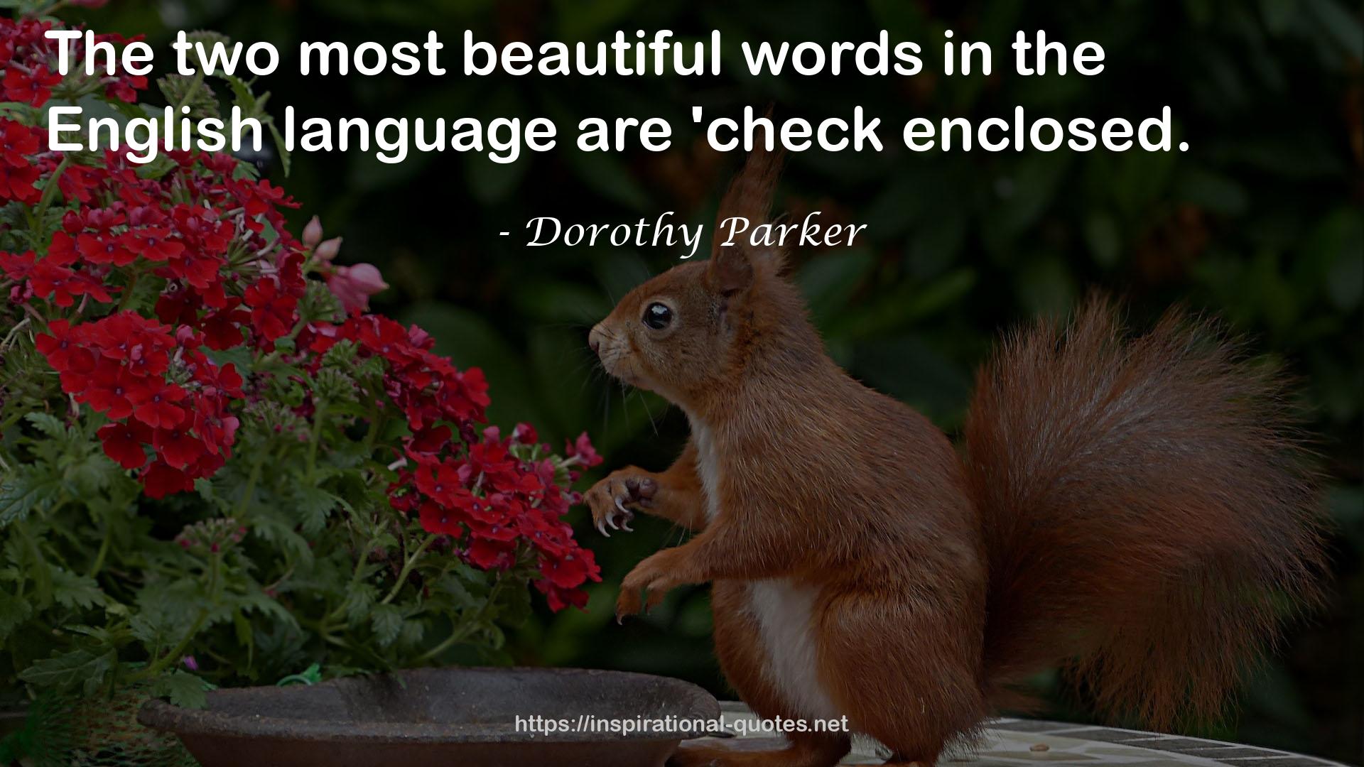 Dorothy Parker QUOTES