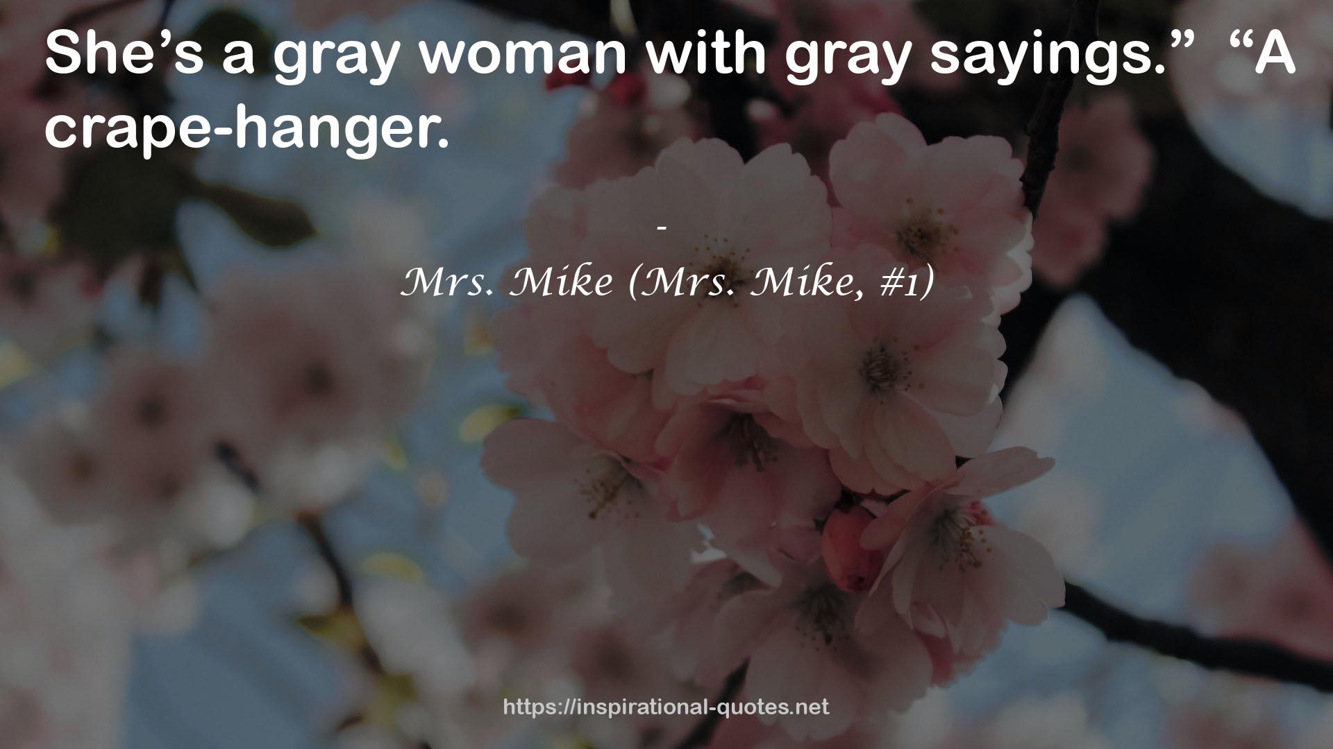 a gray woman  QUOTES