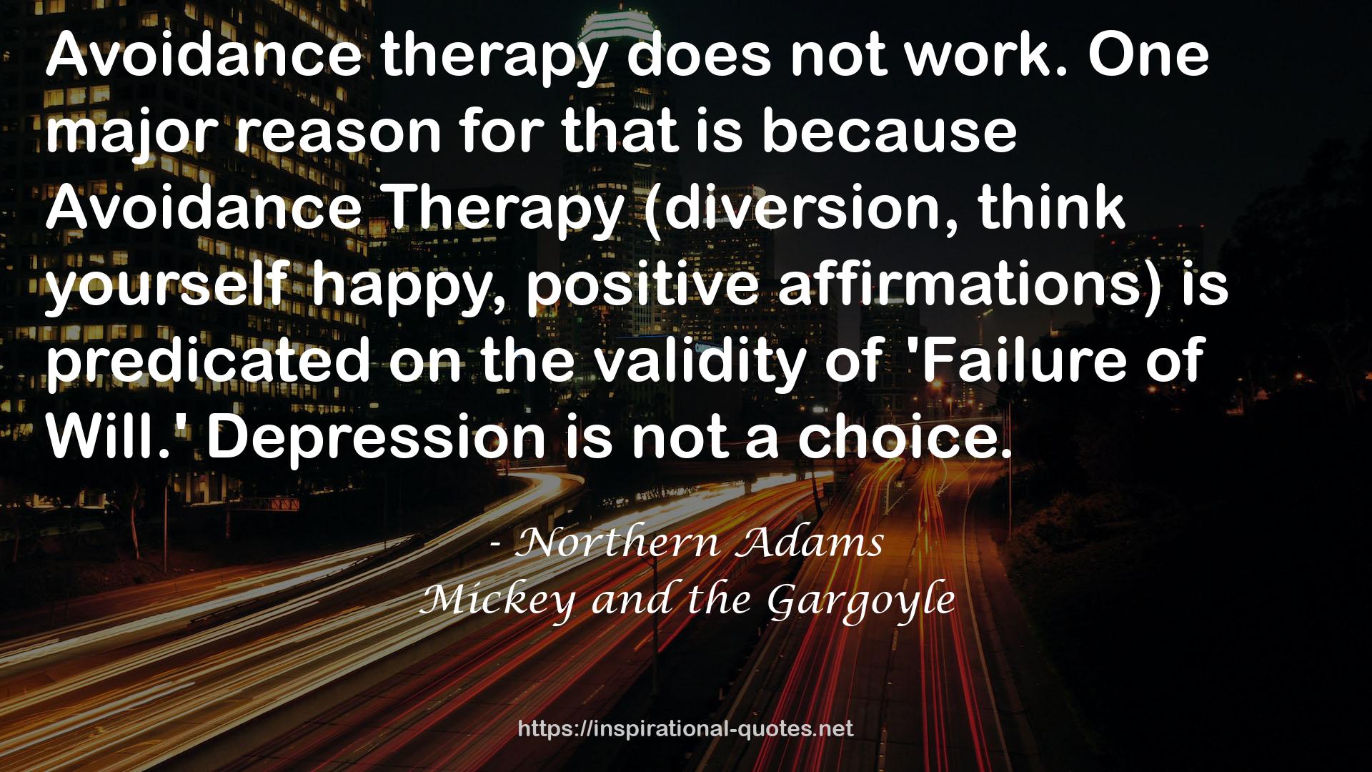 Avoidance therapy  QUOTES