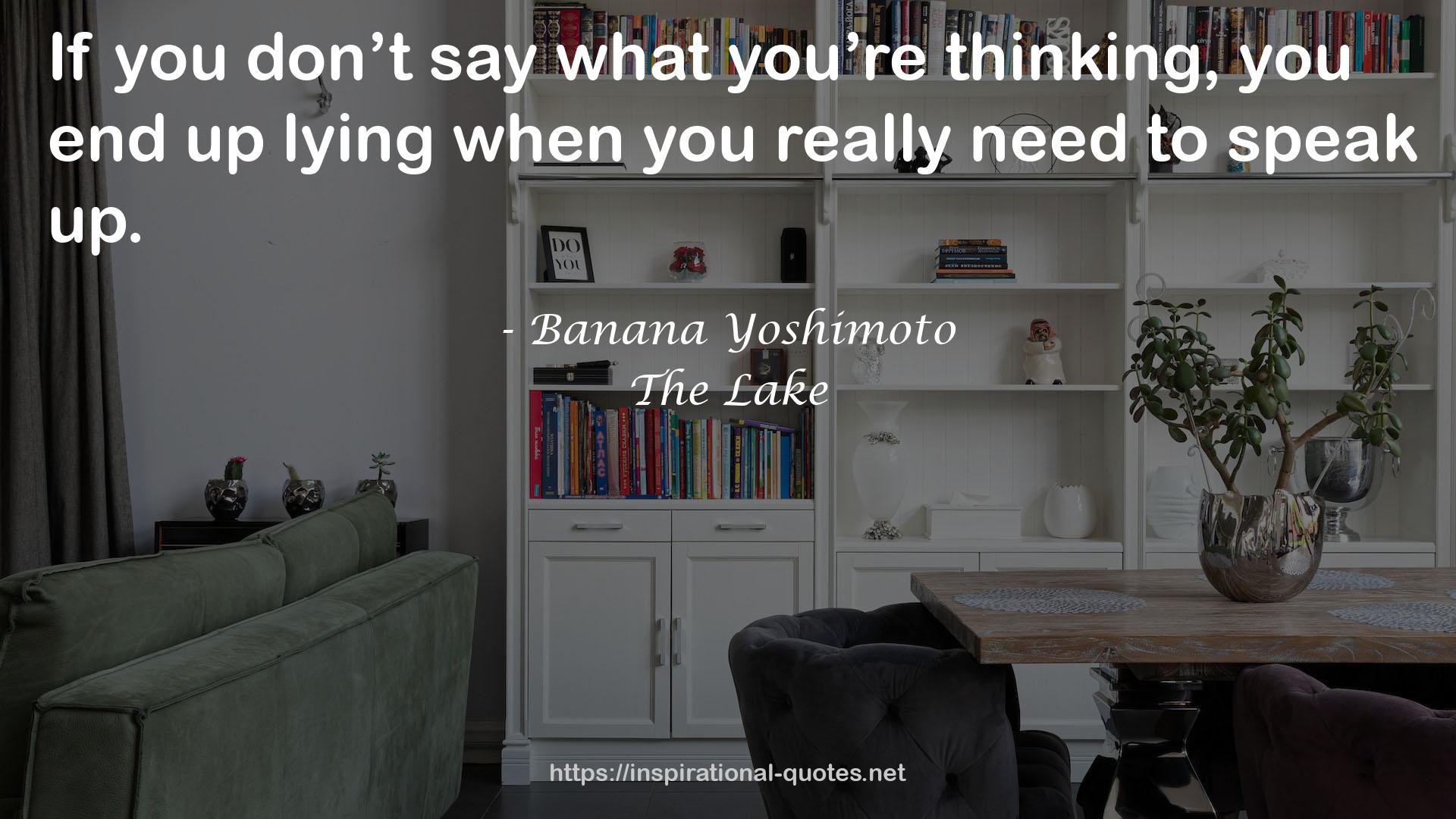 Banana Yoshimoto QUOTES