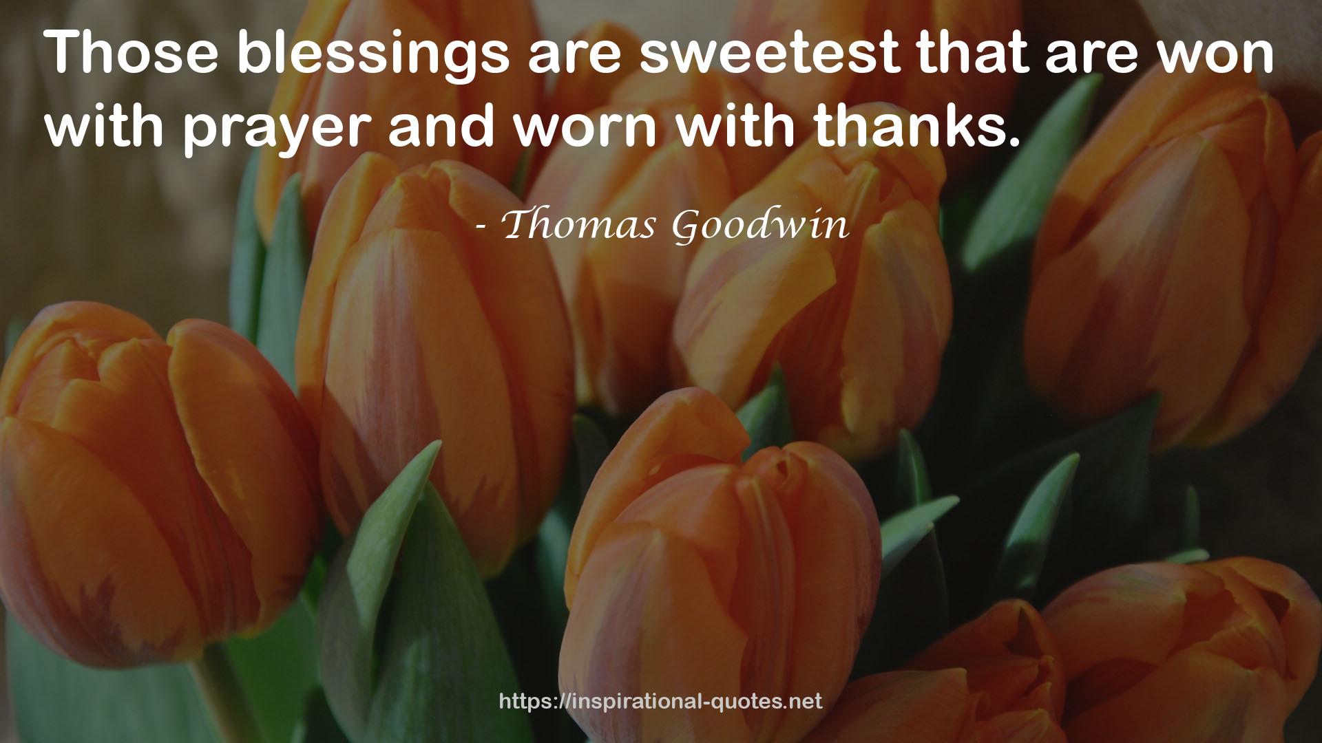 Thomas Goodwin QUOTES