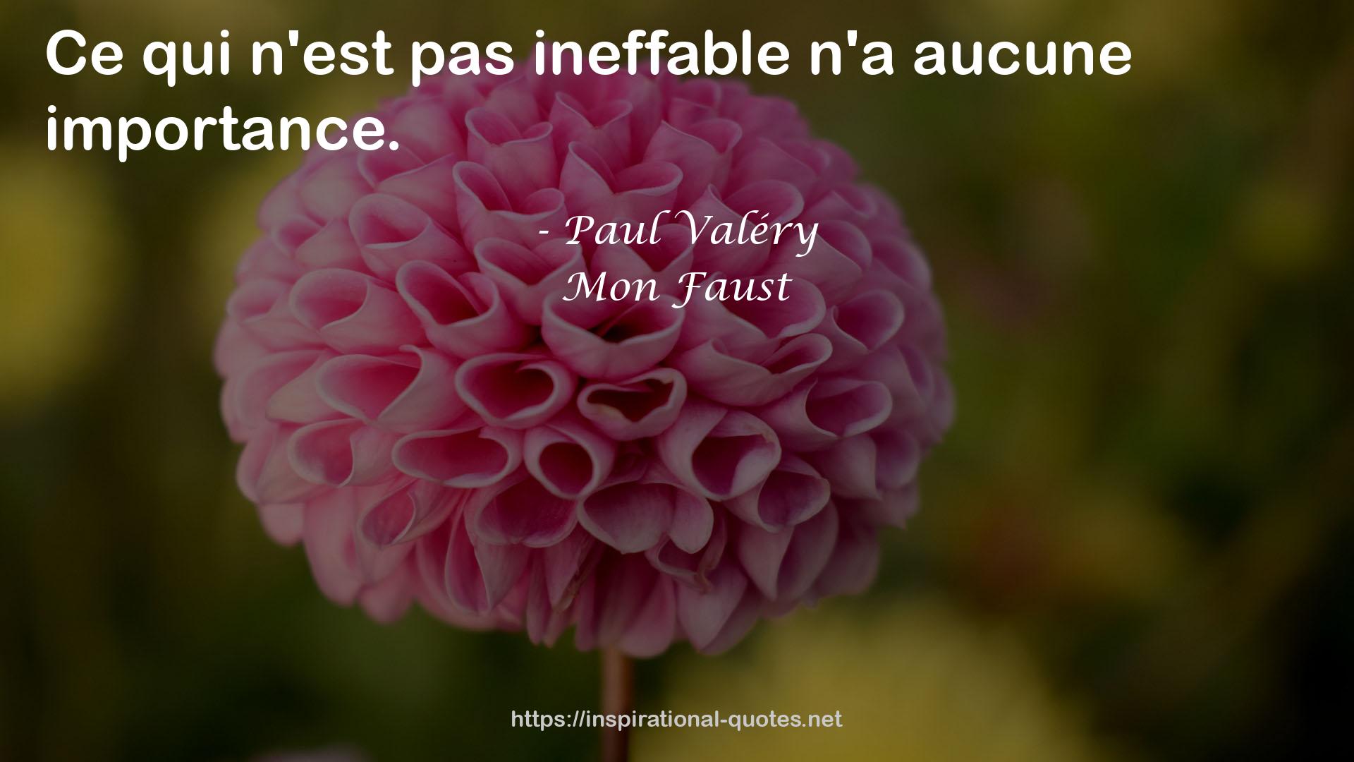 Mon Faust QUOTES
