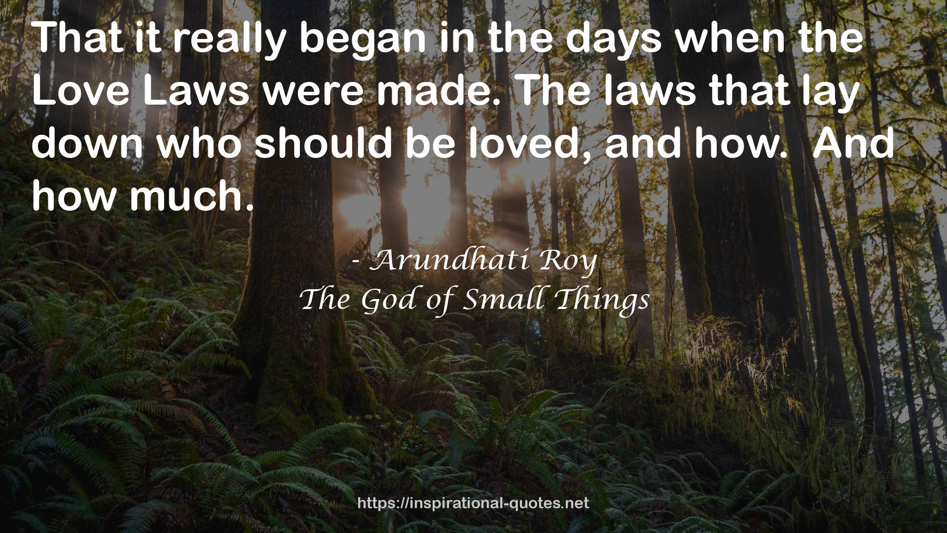 The God of Small Things QUOTES