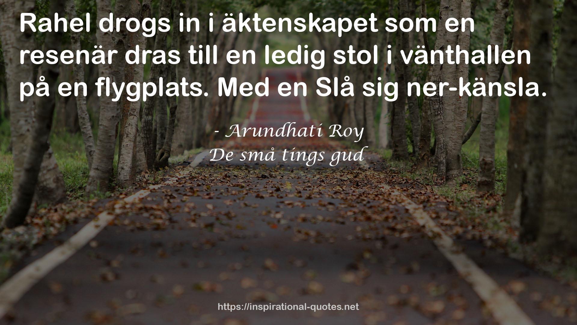 De små tings gud QUOTES